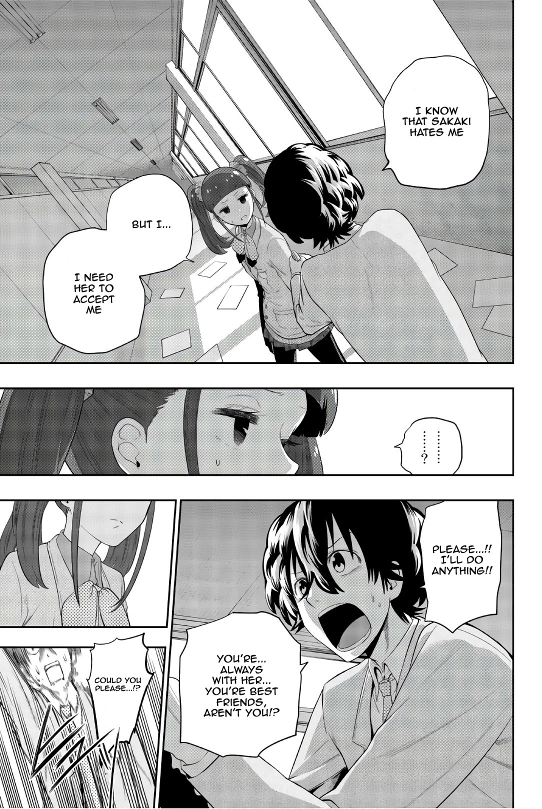 Hoshino, Me o Tsubutte. Chapter 93 page 4 - Chapter 93: What's your name?