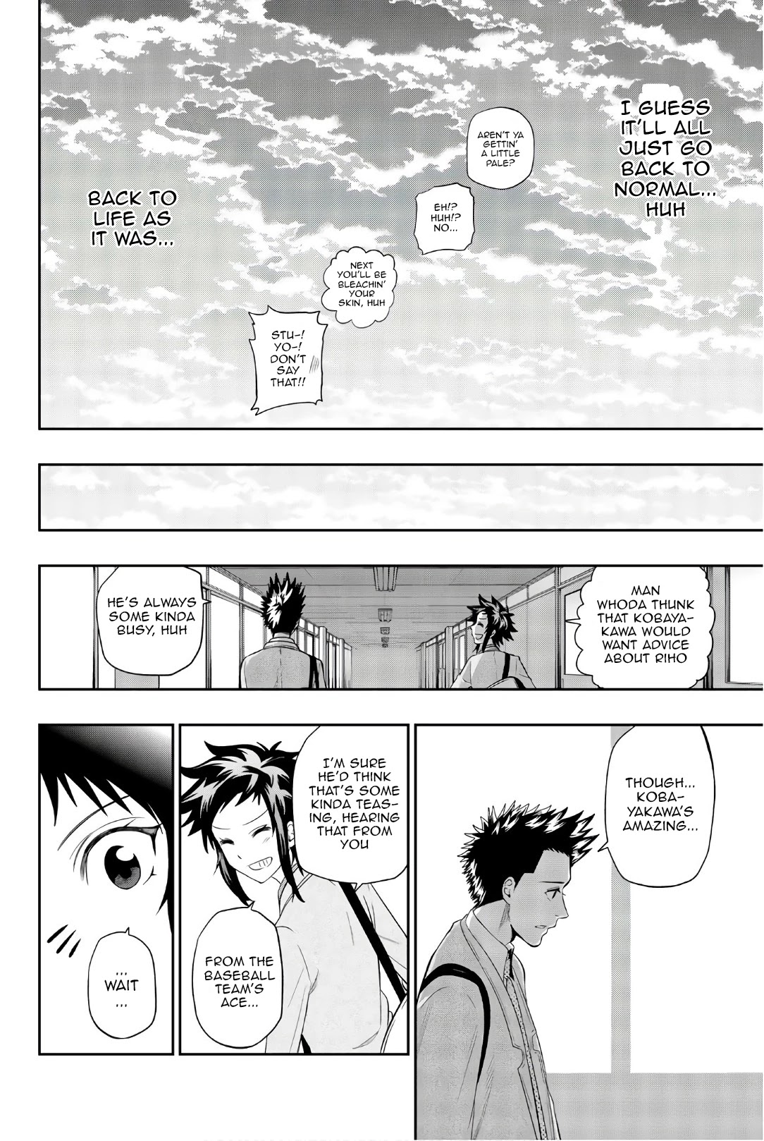 Hoshino, Me o Tsubutte. Chapter 94 page 19 - Chapter 94: The Sun Will Rise Again