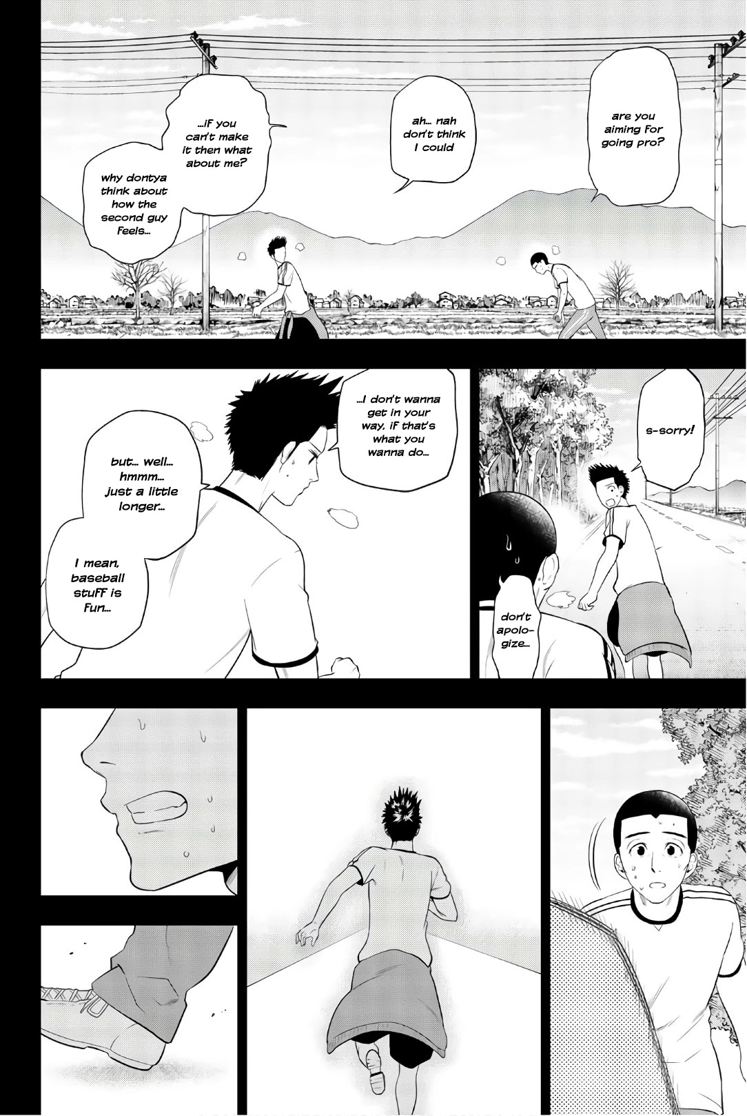 Hoshino, Me o Tsubutte. Chapter 96 page 11 - Chapter 96: Catch