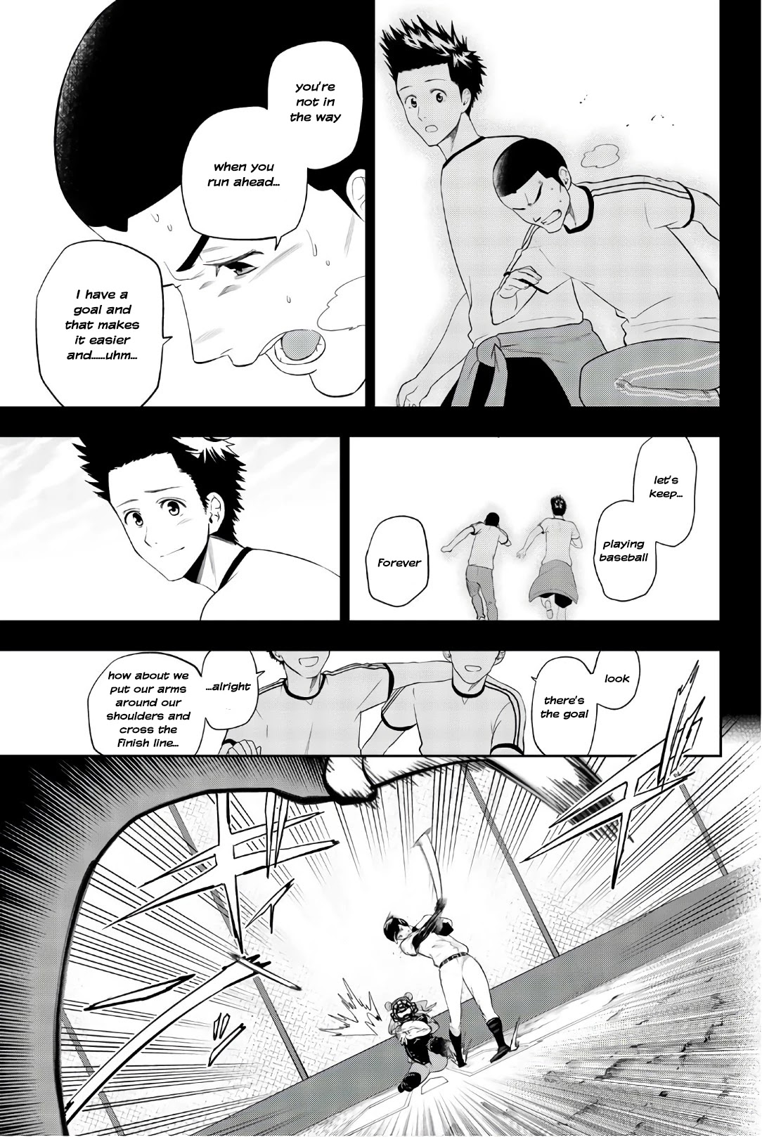 Hoshino, Me o Tsubutte. Chapter 96 page 12 - Chapter 96: Catch