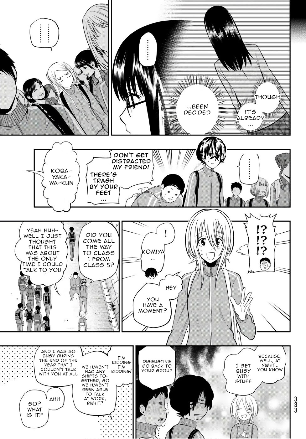 Hoshino, Me o Tsubutte. Chapter 99 page 11 - Chapter 99: An Inky Sky