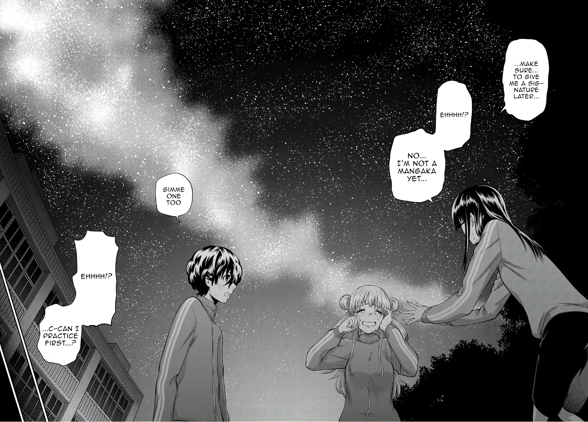 Hoshino, Me o Tsubutte. Chapter 99 page 20 - Chapter 99: An Inky Sky