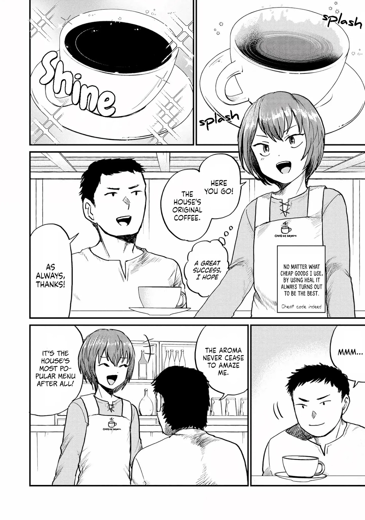 Hospitality of Healer Chapter 1 page 6 - Chapter 1: Fainting in agony! Tapioca Milk Tea ~ [Heal] included