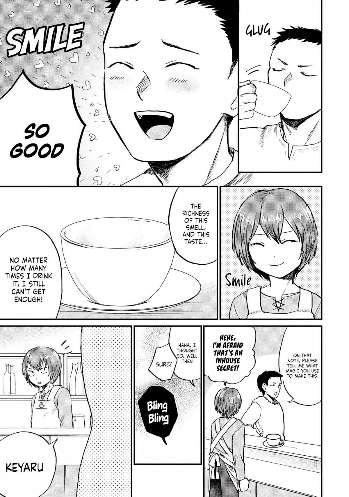 Hospitality of Healer Chapter 1 page 7 - Chapter 1: Fainting in agony! Tapioca Milk Tea ~ [Heal] included