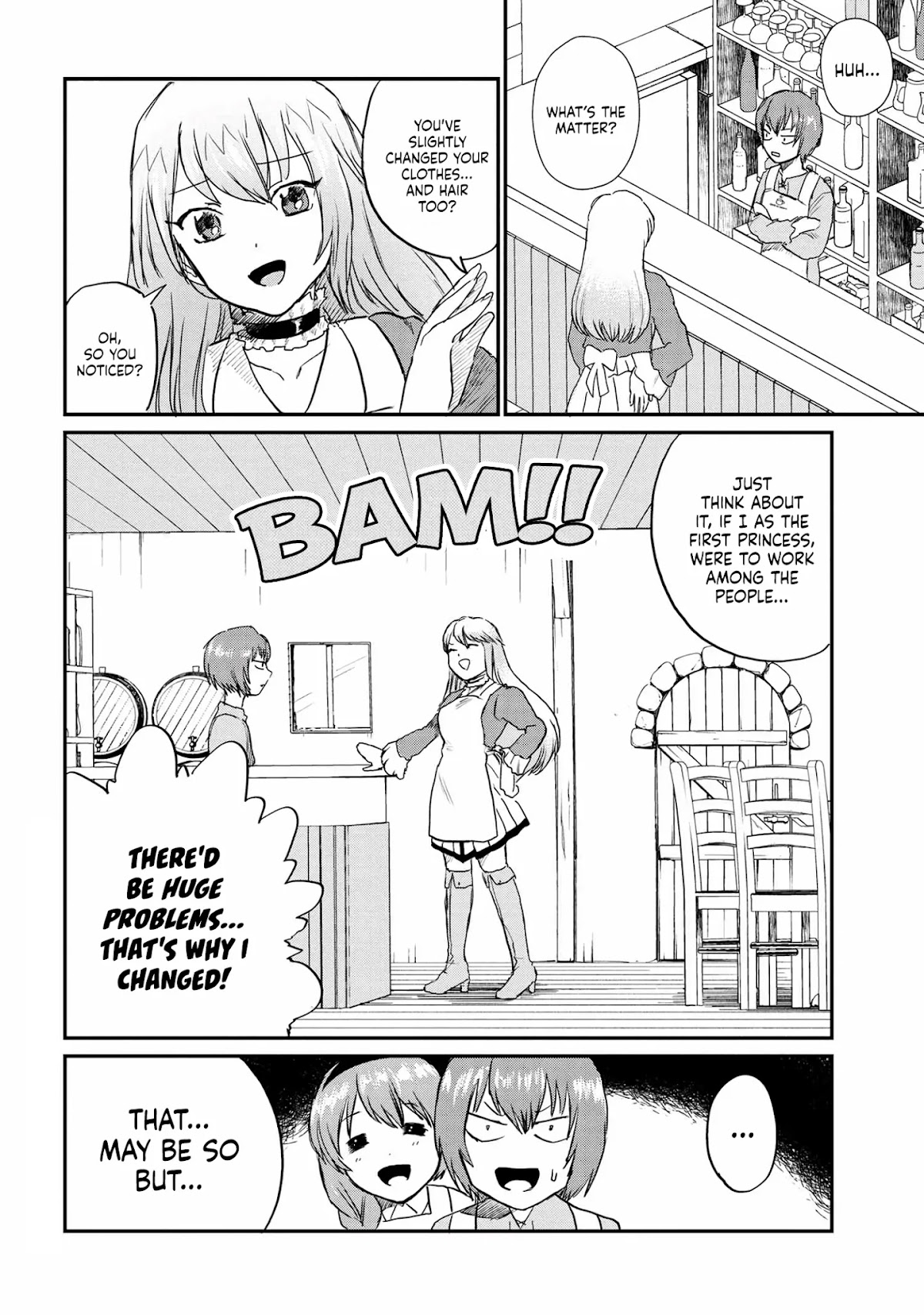 Hospitality of Healer Chapter 2 page 5 - Chapter 2: Transformation! Dalgona coffee! ~ The duo between the princess and the waitress ~
