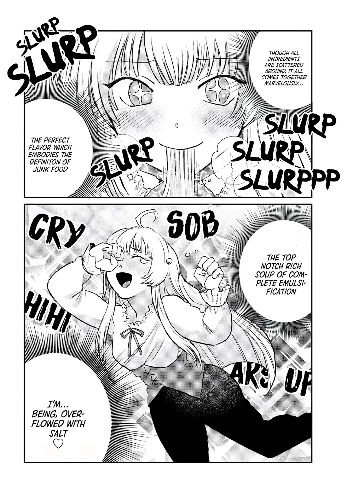 Hospitality of Healer Chapter 4.1 page 19 - Chapter 4.1: Food-explosive! Garlic oil with lots and lots of vegetable ramen!