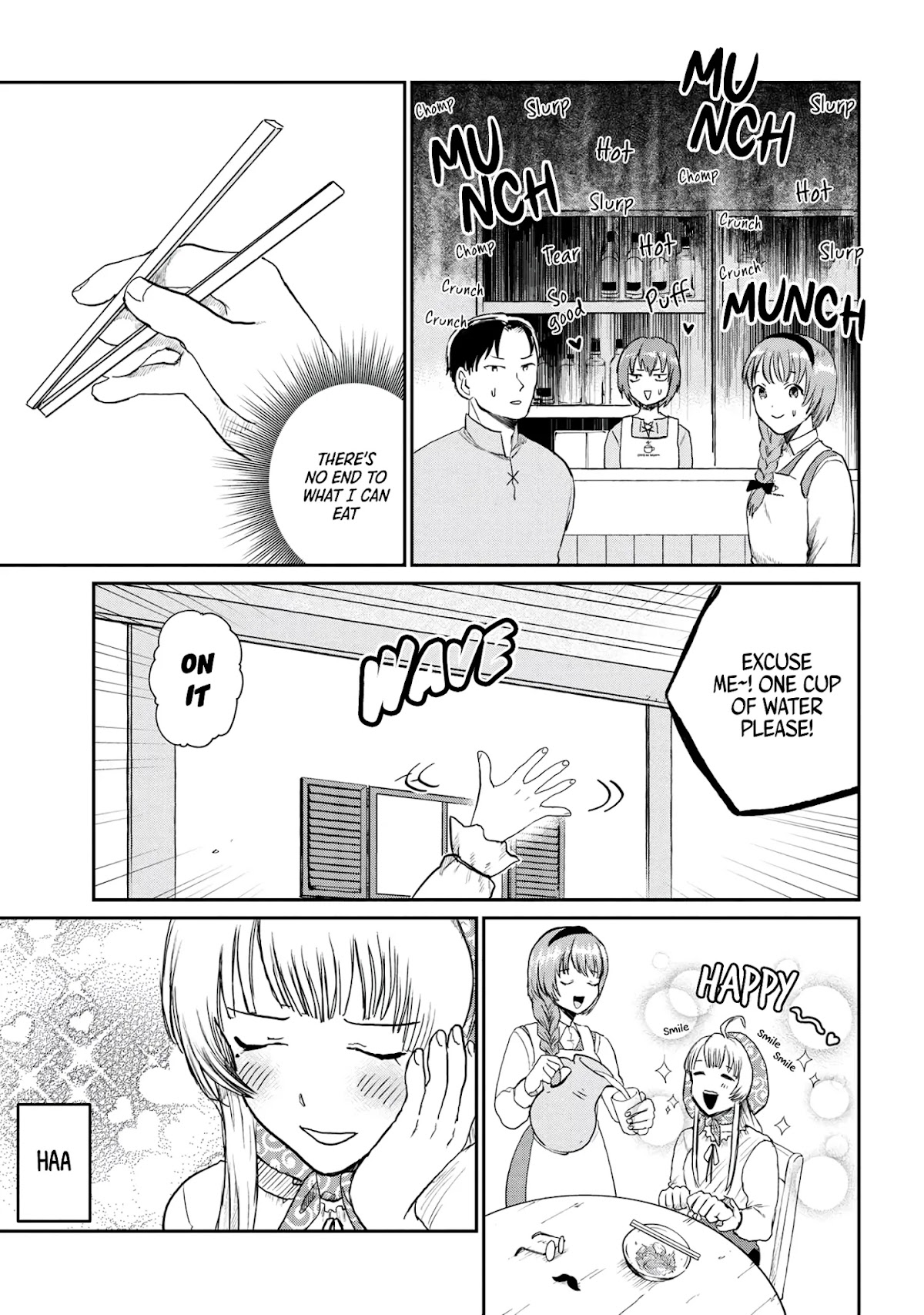 Hospitality of Healer Chapter 4.1 page 20 - Chapter 4.1: Food-explosive! Garlic oil with lots and lots of vegetable ramen!