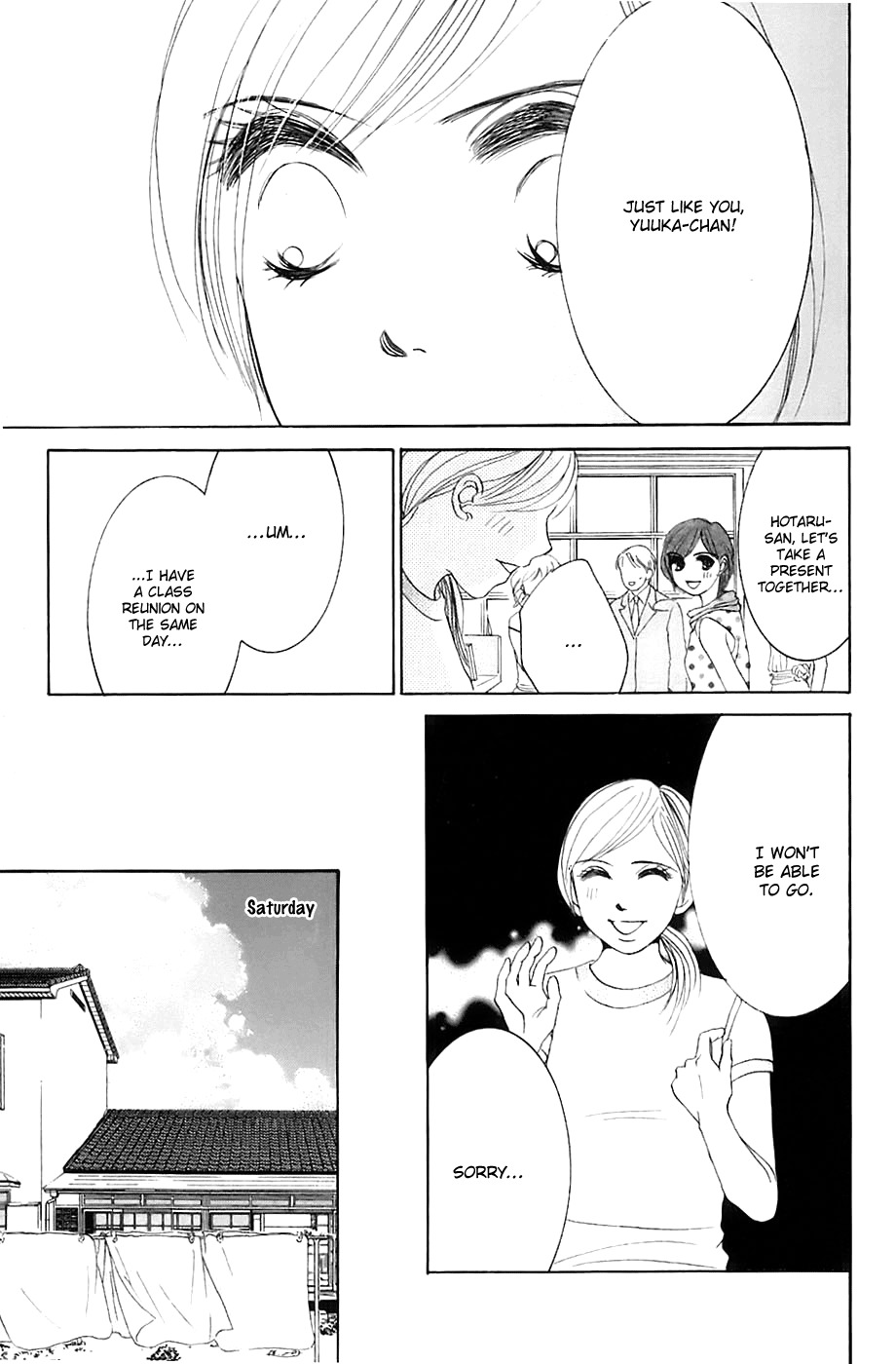 Hotaru no Hikari Chapter 14 page 16 - Chapter 14: Himono, Love History