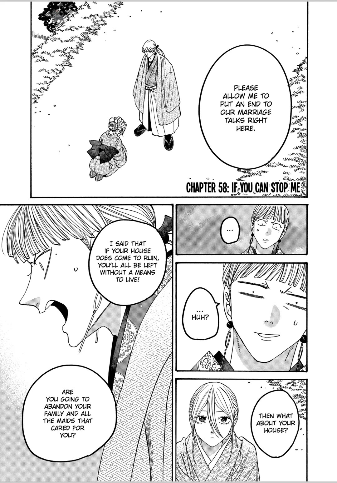 Hotaru no Yomeiri Chapter 58 page 1 - Chapter 58: IF YOU CAN STOP ME