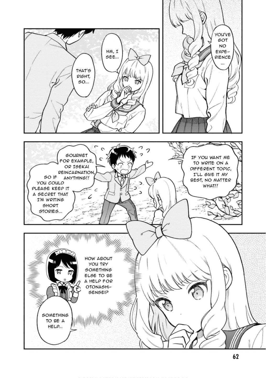 Houjou Urara no renai shousetsu o kaki nasai! Chapter 2 page 20 - Chapter 2