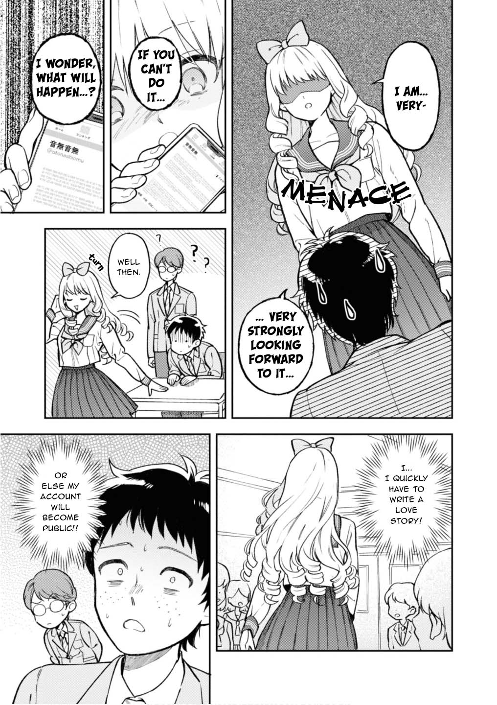 Houjou Urara no renai shousetsu o kaki nasai! Chapter 2 page 3 - Chapter 2