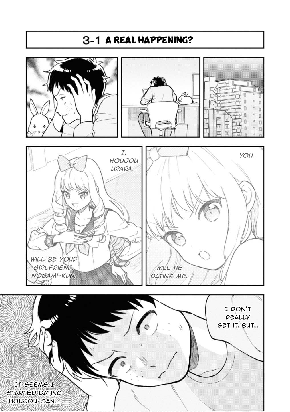Houjou Urara no renai shousetsu o kaki nasai! Chapter 3 page 1 - Chapter 3