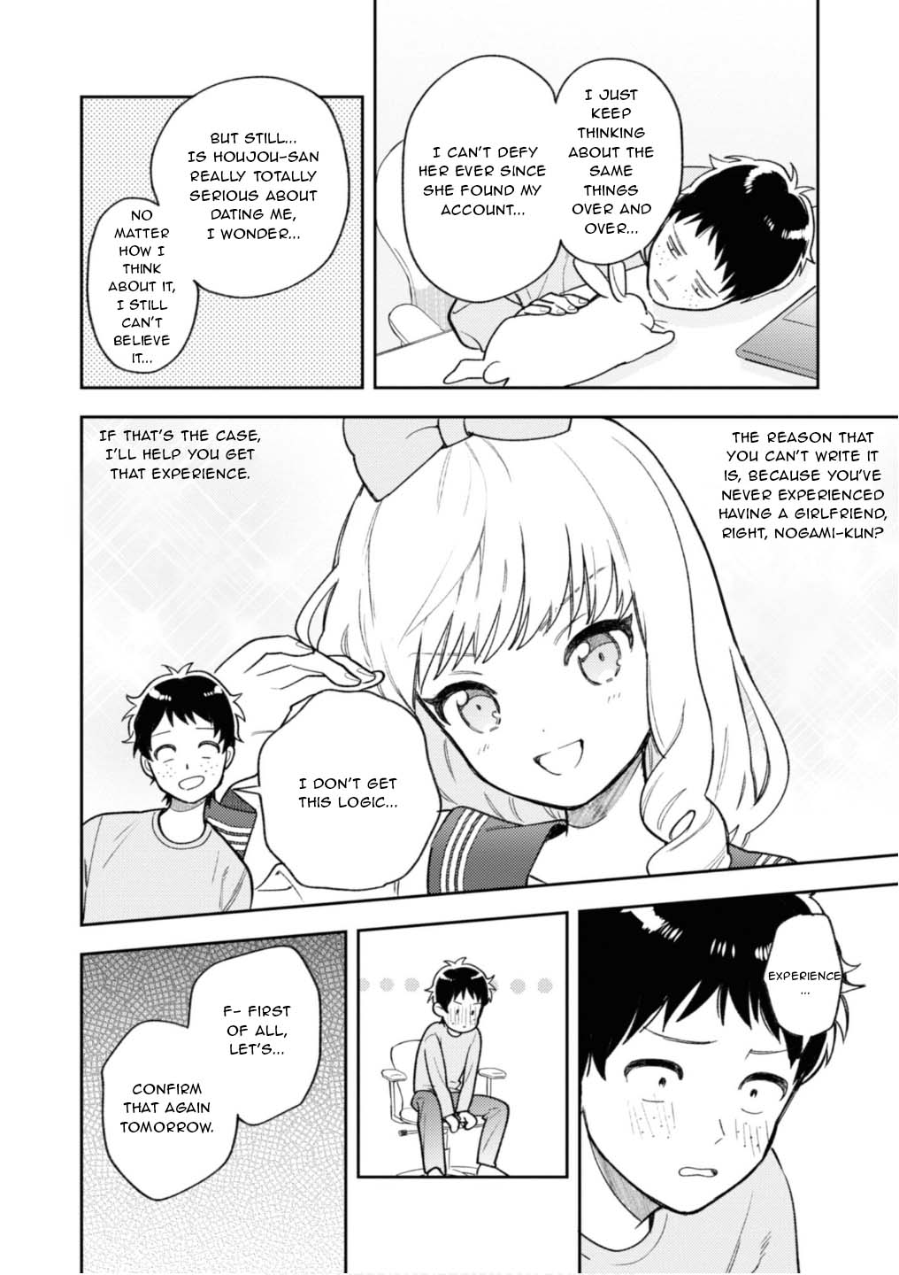 Houjou Urara no renai shousetsu o kaki nasai! Chapter 3 page 10 - Chapter 3