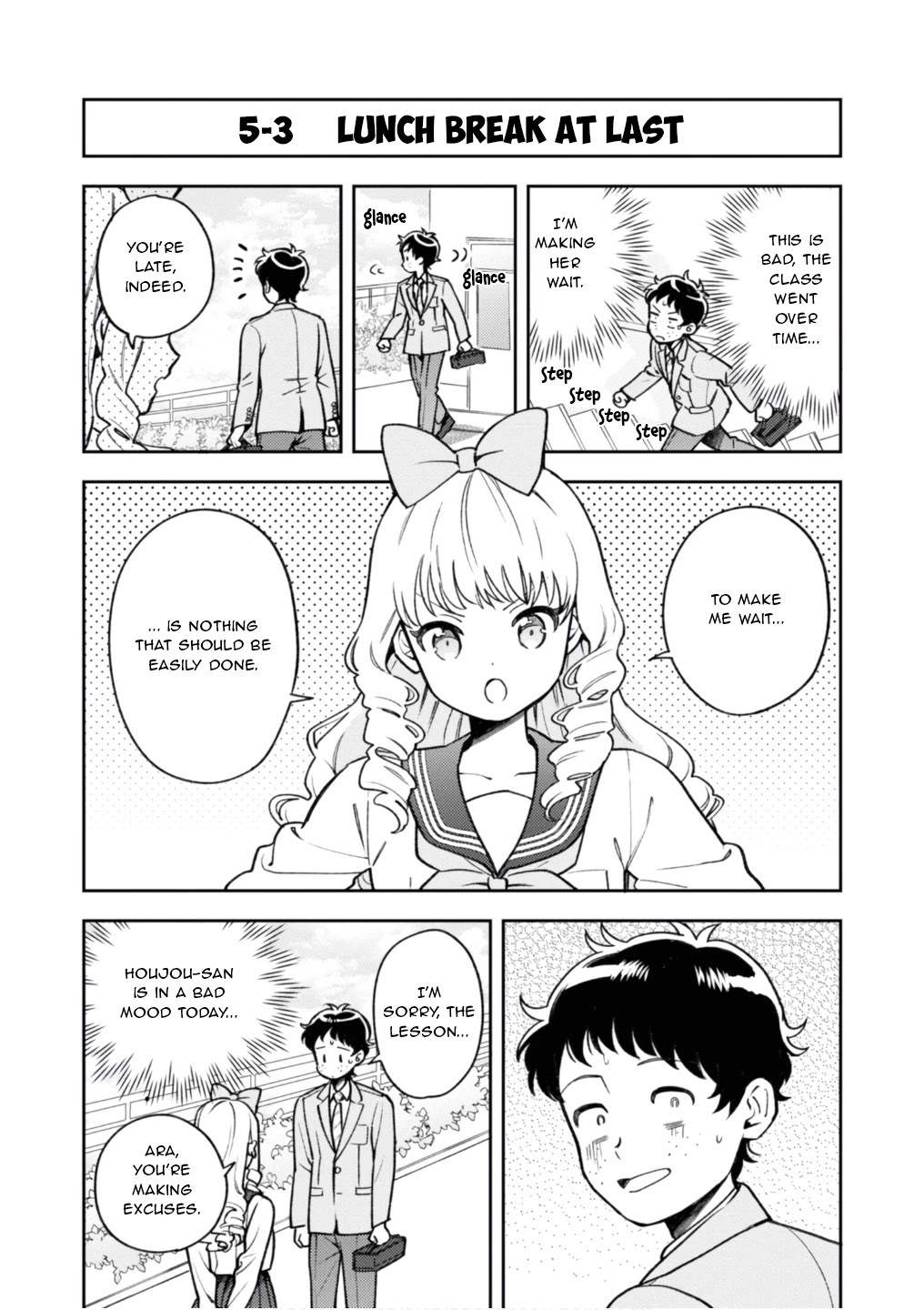 Houjou Urara no renai shousetsu o kaki nasai! Chapter 5.1 page 7 - Chapter 5.1