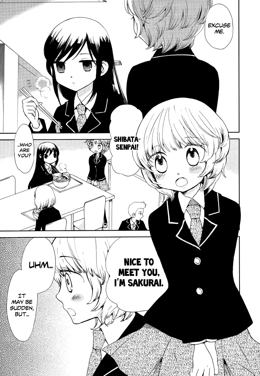 Houkago! (Anthology) Chapter 1.2 page 3 - Vol.1 Chapter 2: The All-Girls Mahjong Club in Action! (Hakamada Mera)