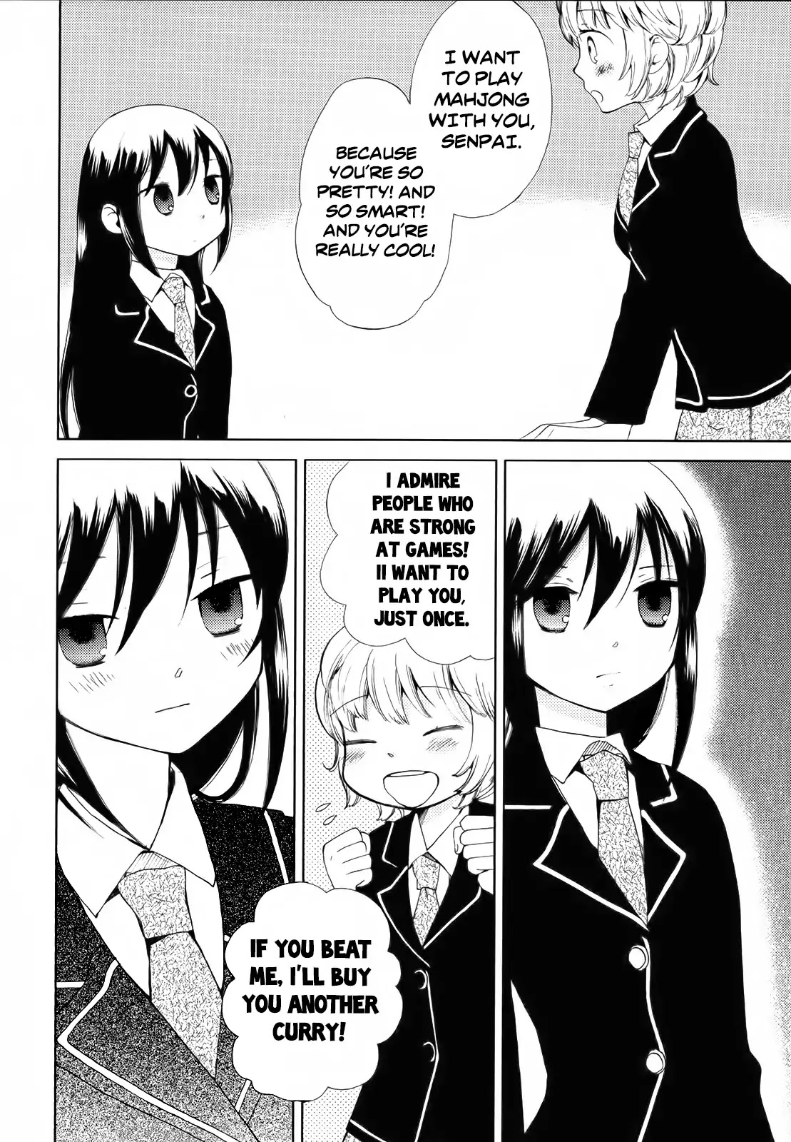 Houkago! (Anthology) Chapter 1.2 page 8 - Vol.1 Chapter 2: The All-Girls Mahjong Club in Action! (Hakamada Mera)