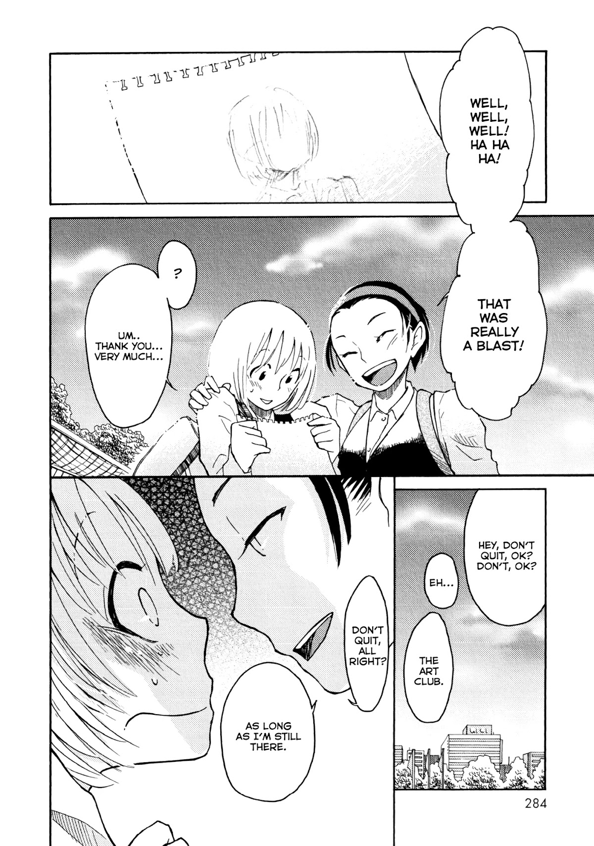 Houkago! (Anthology) Chapter 1.4 page 28 - Vol.1 Chapter 4: Drumcan Hyakkei: 100 Famous Views of a Drum Can (Yoshidamaru Yuu)