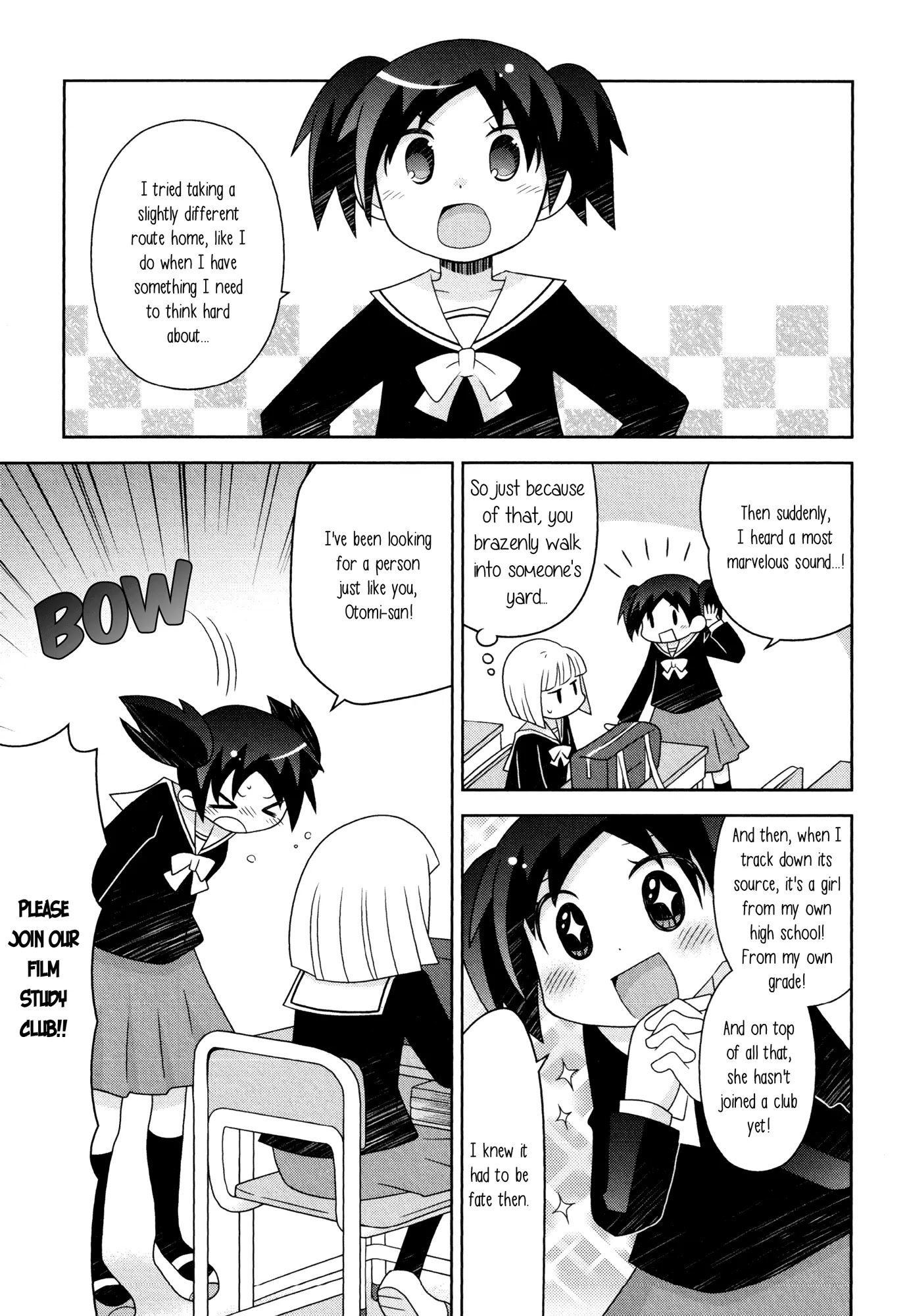 Houkago! (Anthology) Chapter 1.7 page 3 - Vol.1 Chapter 7: Fingertip Skip (Fukasaku Emi)