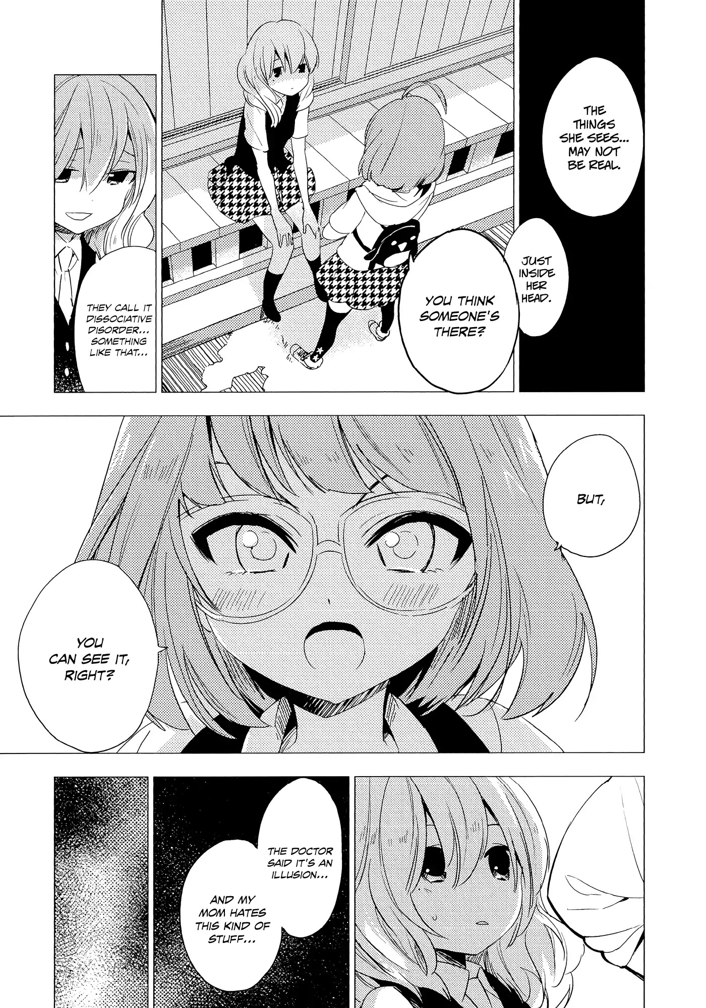 Houkago! (Anthology) Chapter 2.1 page 9 - Vol.2 Chapter 1: The Azure Bird and Spring Wind (Yurihara Aki)