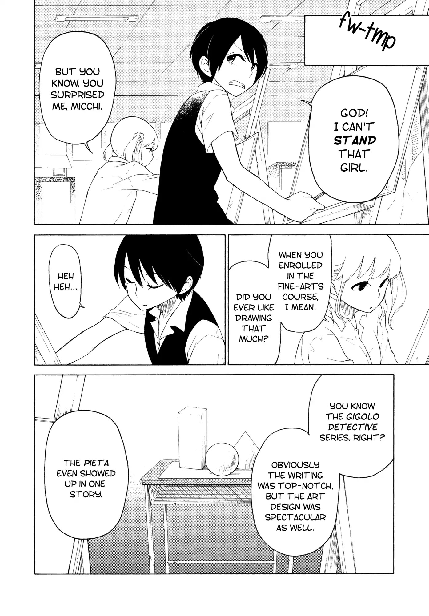 Houkago! (Anthology) Chapter 2.4 page 13 - Vol.2 Chapter 4: Pieta: Cadmium-Red Tears (Yoshidamaru Yuu)