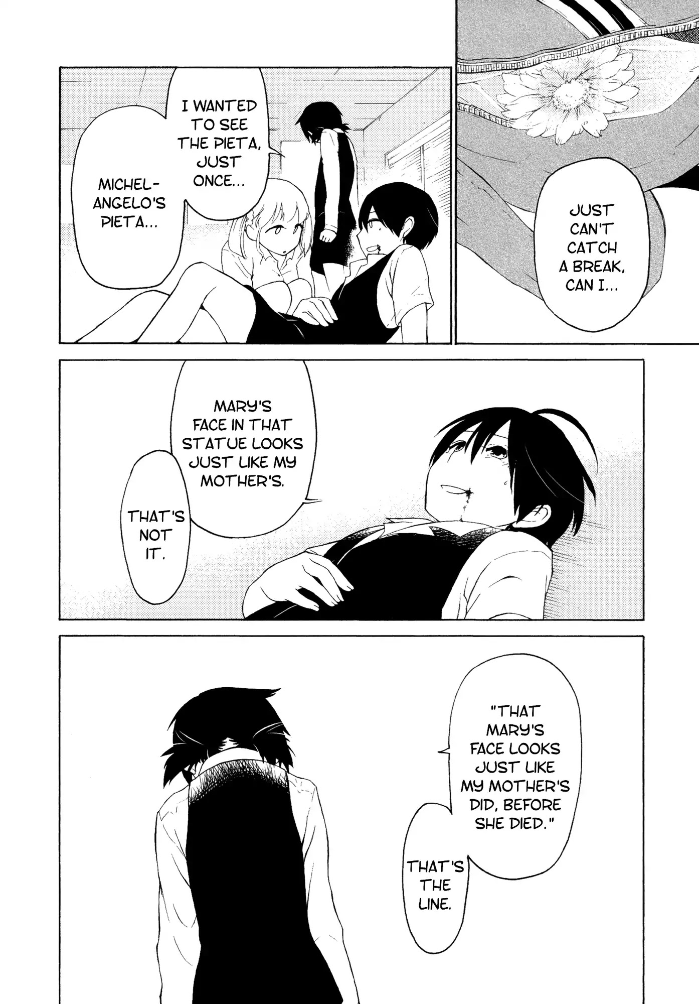 Houkago! (Anthology) Chapter 2.4 page 21 - Vol.2 Chapter 4: Pieta: Cadmium-Red Tears (Yoshidamaru Yuu)