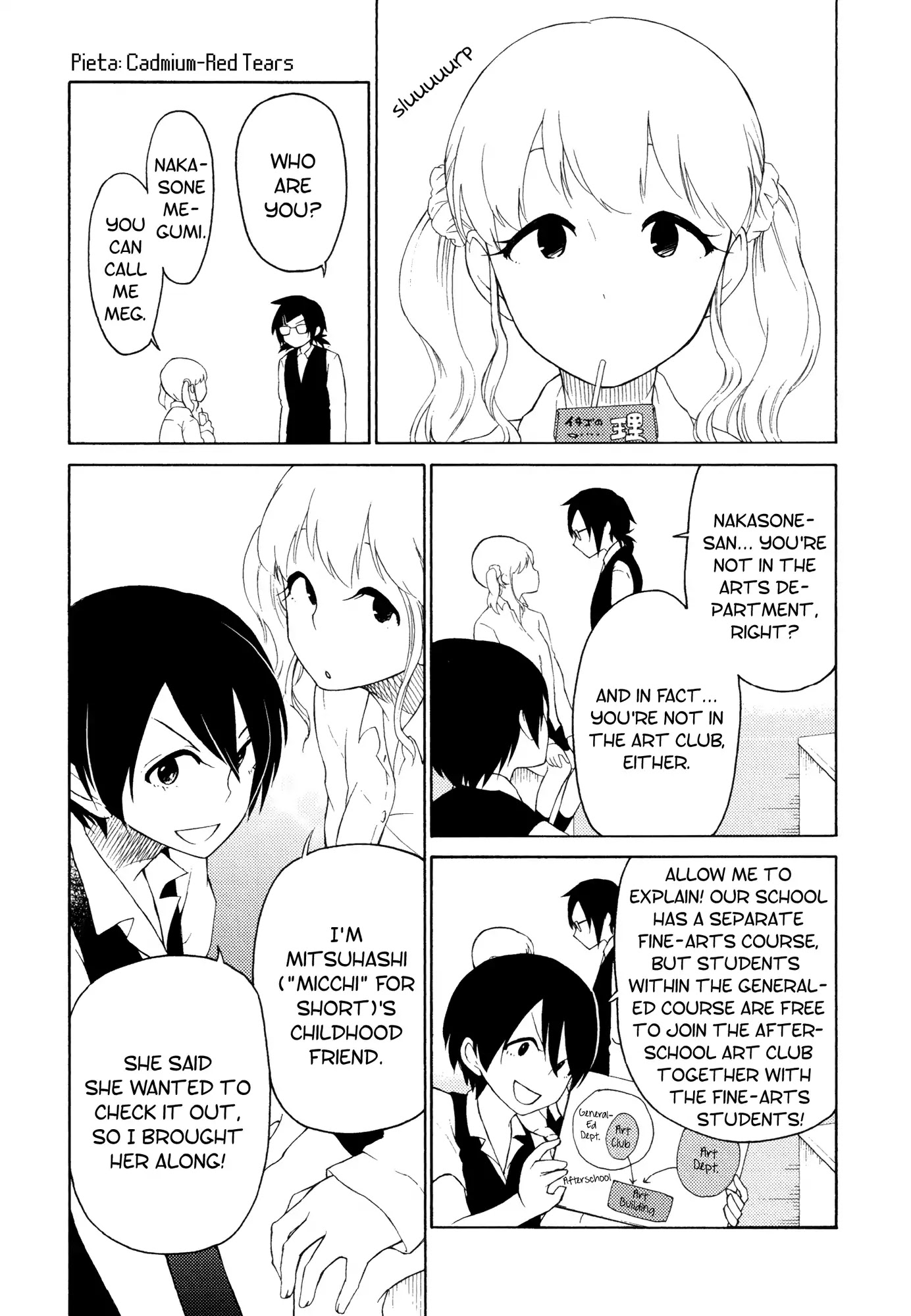Houkago! (Anthology) Chapter 2.4 page 6 - Vol.2 Chapter 4: Pieta: Cadmium-Red Tears (Yoshidamaru Yuu)