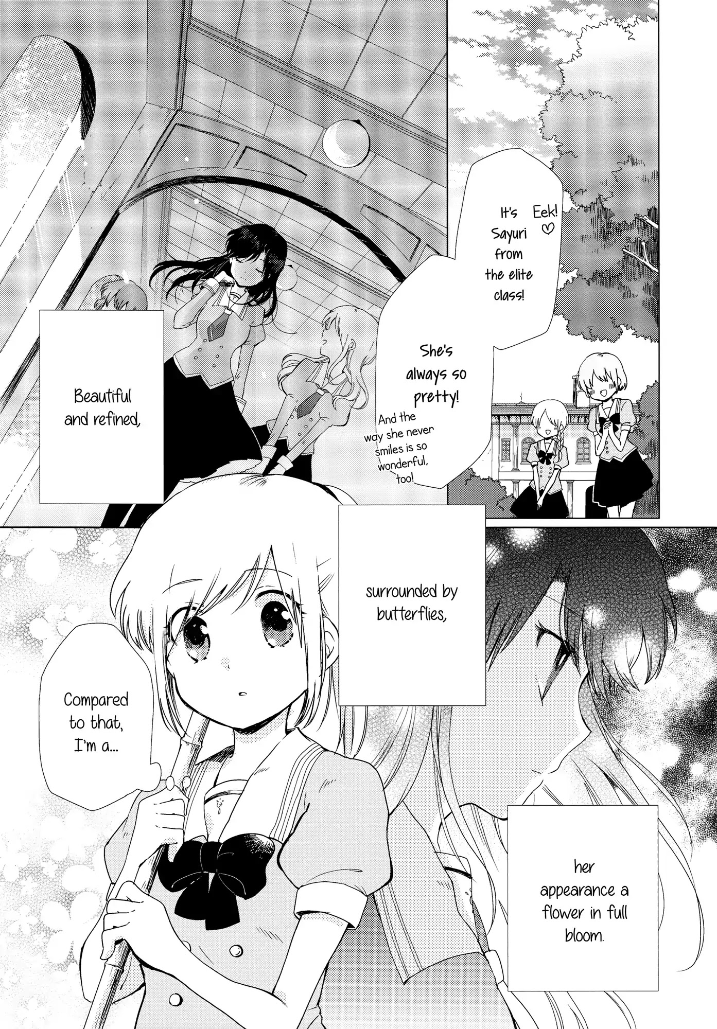 Houkago! (Anthology) Chapter 2.5 page 2 - Vol.2 Chapter 5: White Lily and Spring Aster (Hachi Itou)