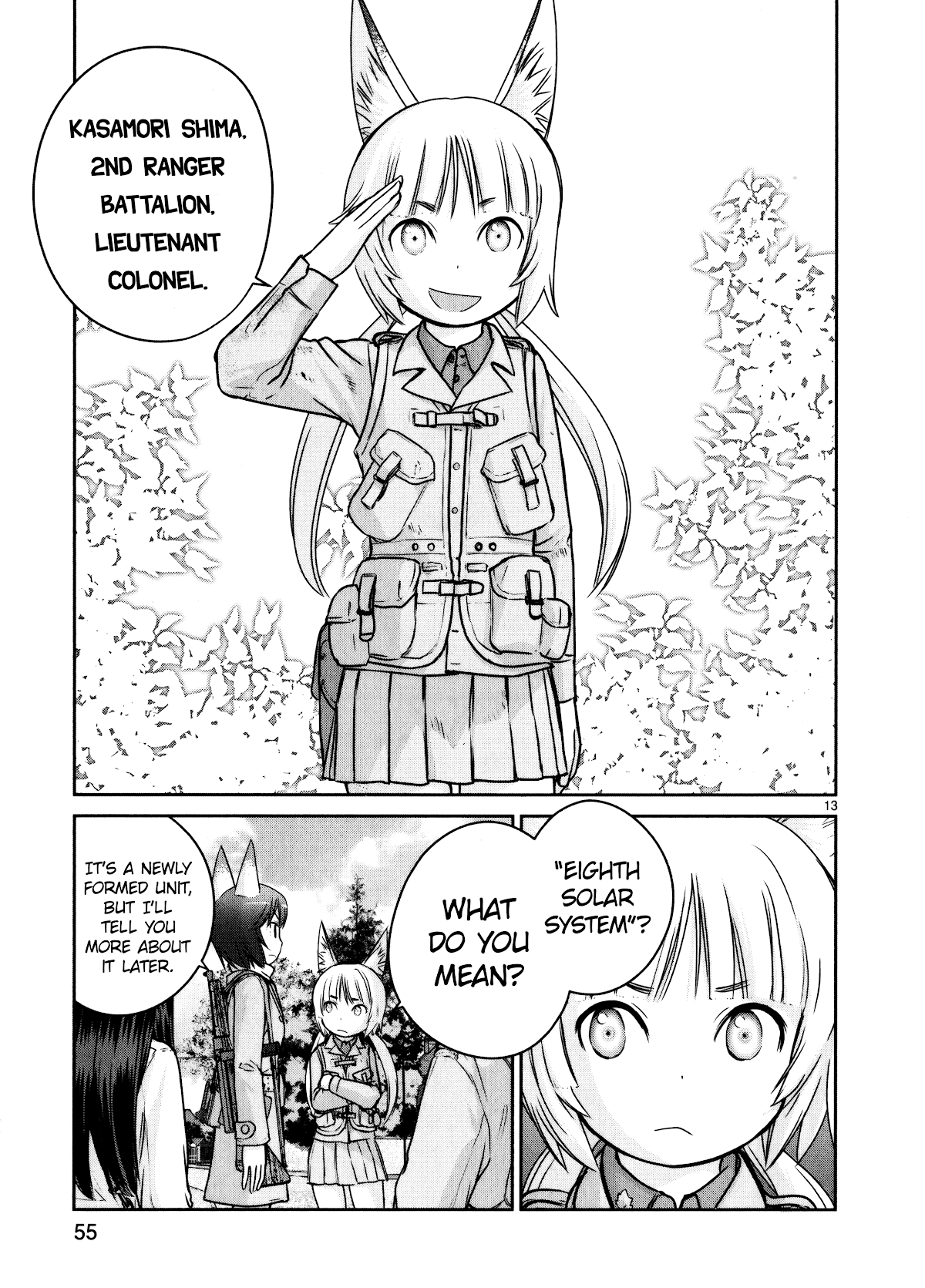 Houkago Assault Girls Chapter 10 page 13 - Chapter 10: The Mysterious Soldiers! Wait for Reinforcements!