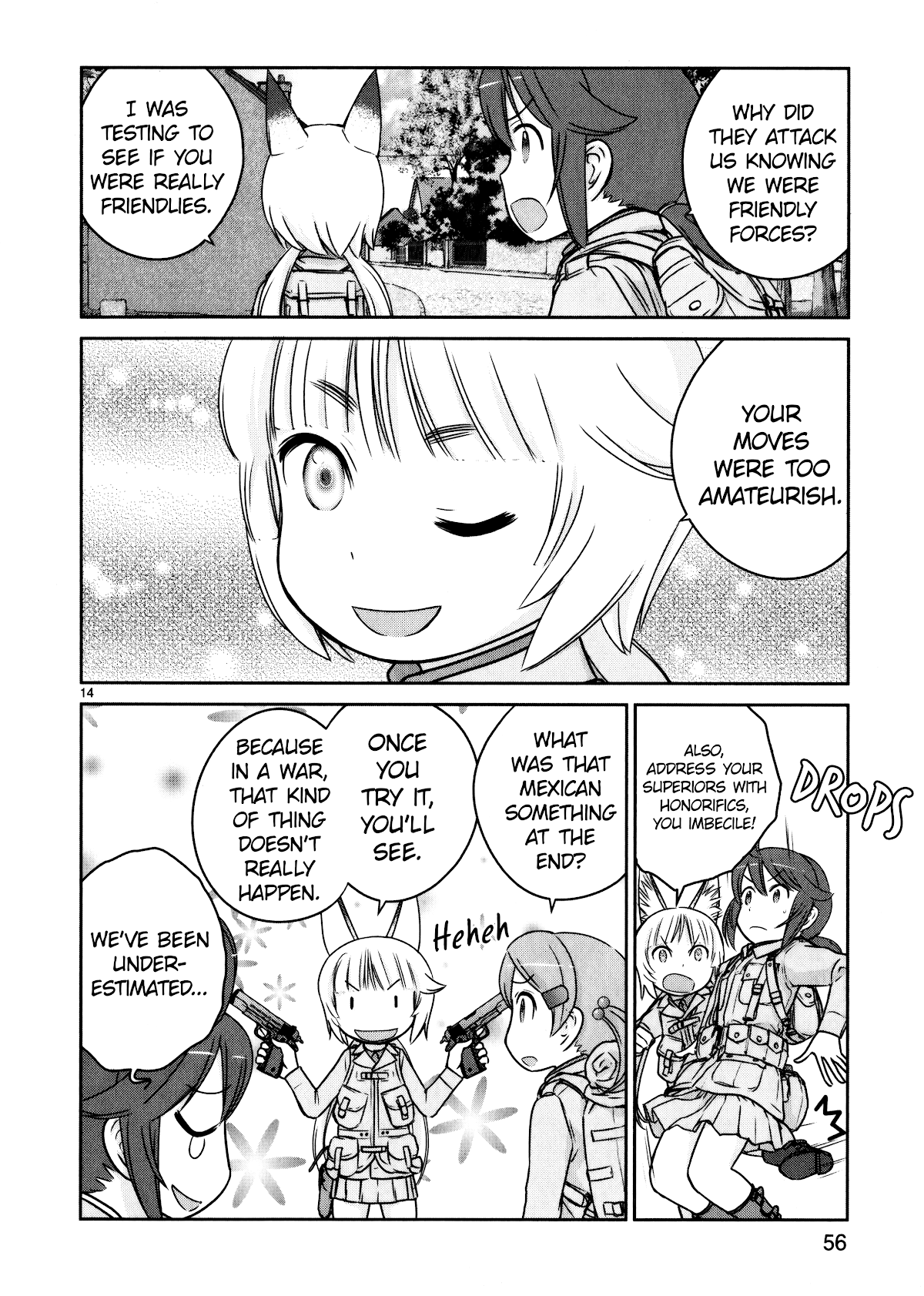 Houkago Assault Girls Chapter 10 page 14 - Chapter 10: The Mysterious Soldiers! Wait for Reinforcements!