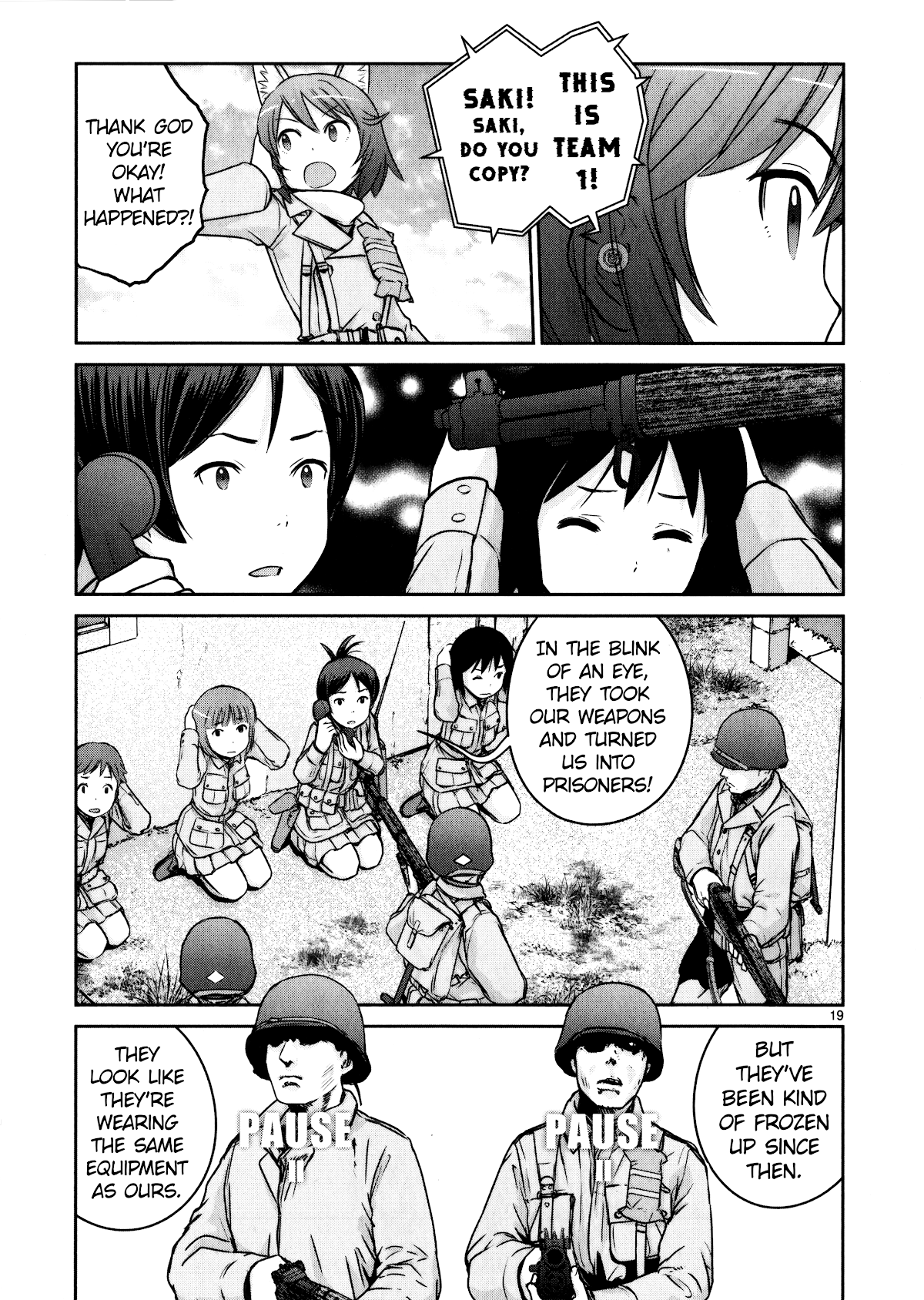 Houkago Assault Girls Chapter 10 page 19 - Chapter 10: The Mysterious Soldiers! Wait for Reinforcements!