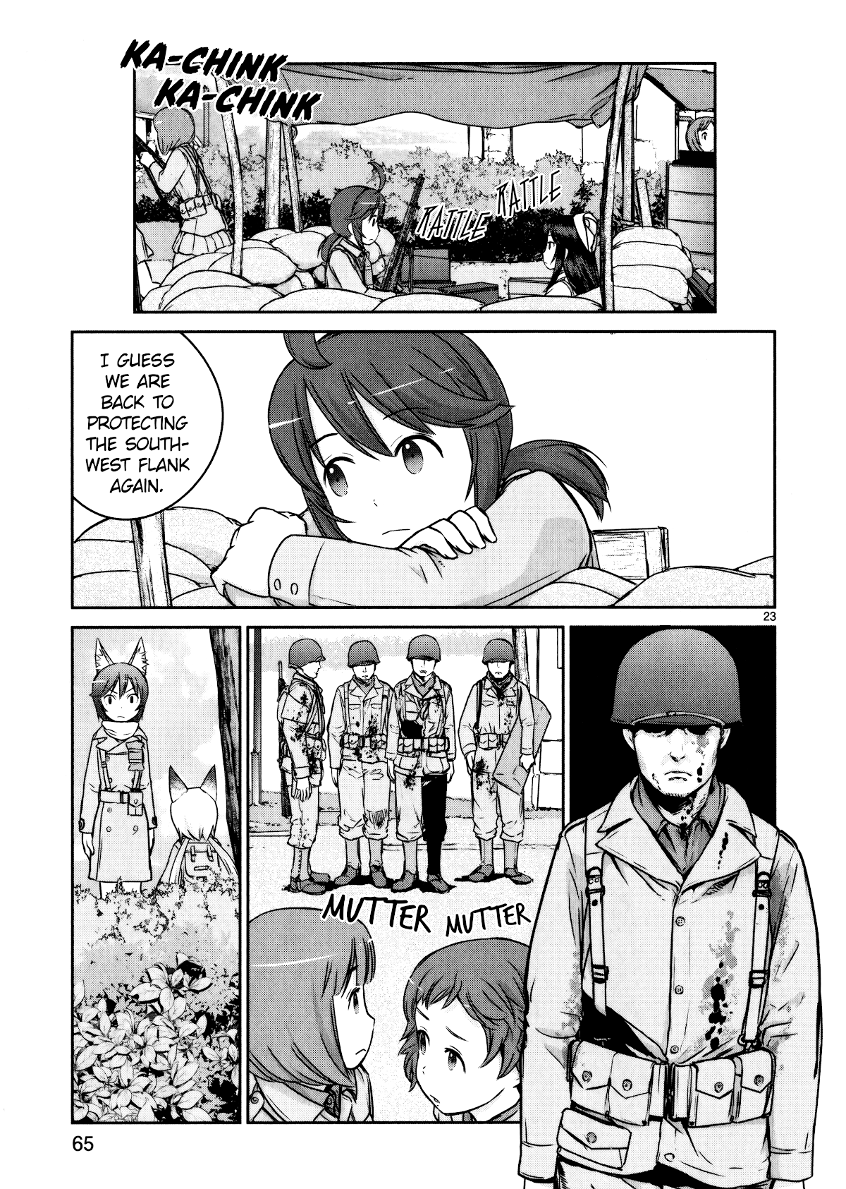 Houkago Assault Girls Chapter 10 page 23 - Chapter 10: The Mysterious Soldiers! Wait for Reinforcements!