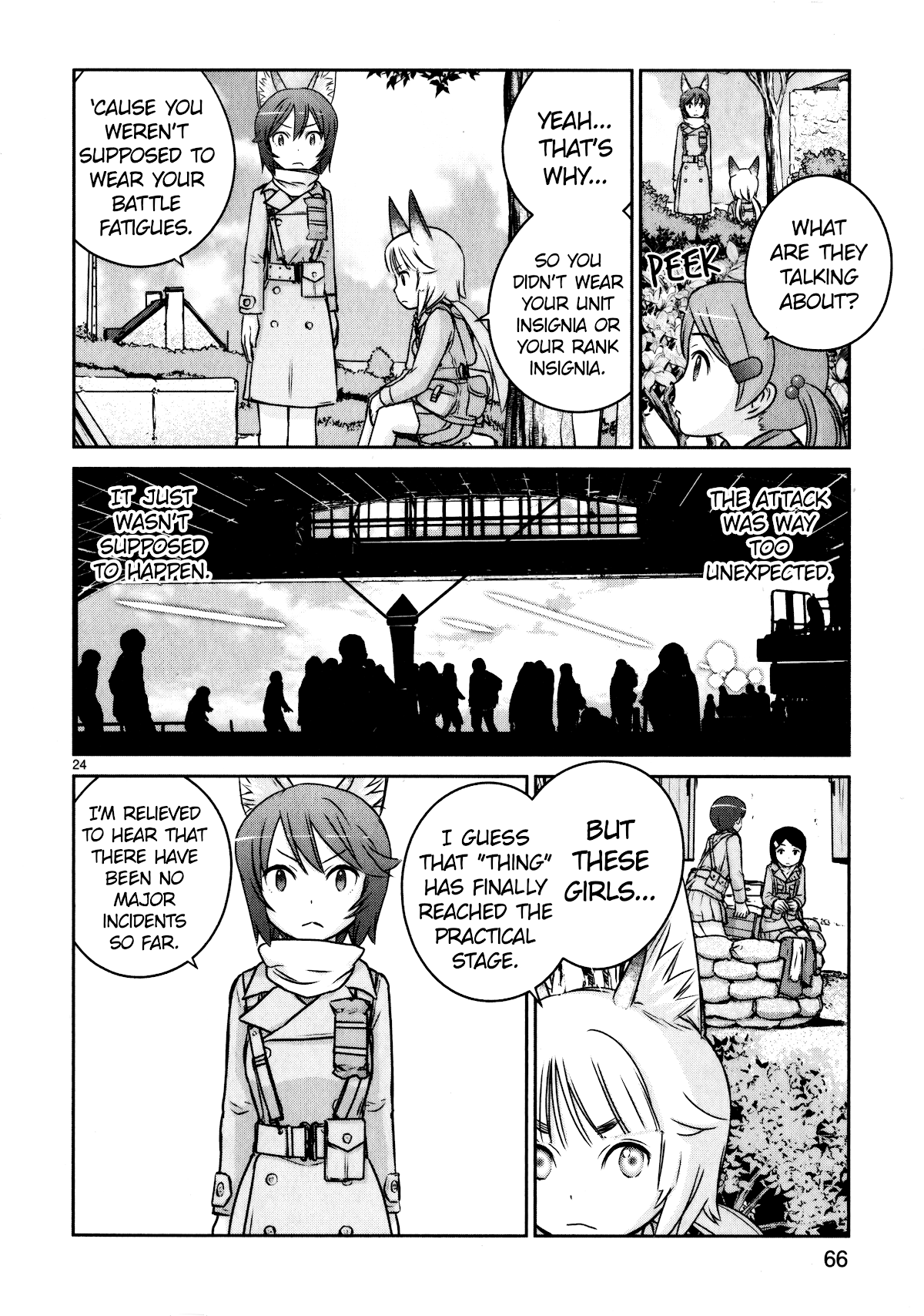 Houkago Assault Girls Chapter 10 page 24 - Chapter 10: The Mysterious Soldiers! Wait for Reinforcements!