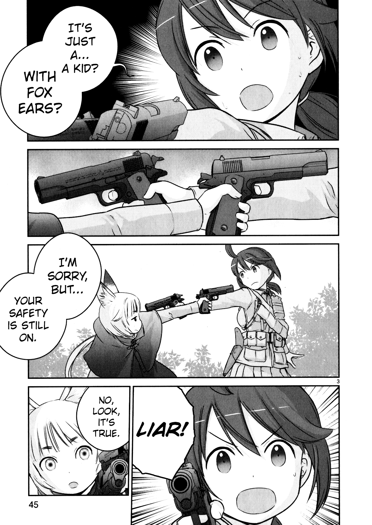Houkago Assault Girls Chapter 10 page 3 - Chapter 10: The Mysterious Soldiers! Wait for Reinforcements!