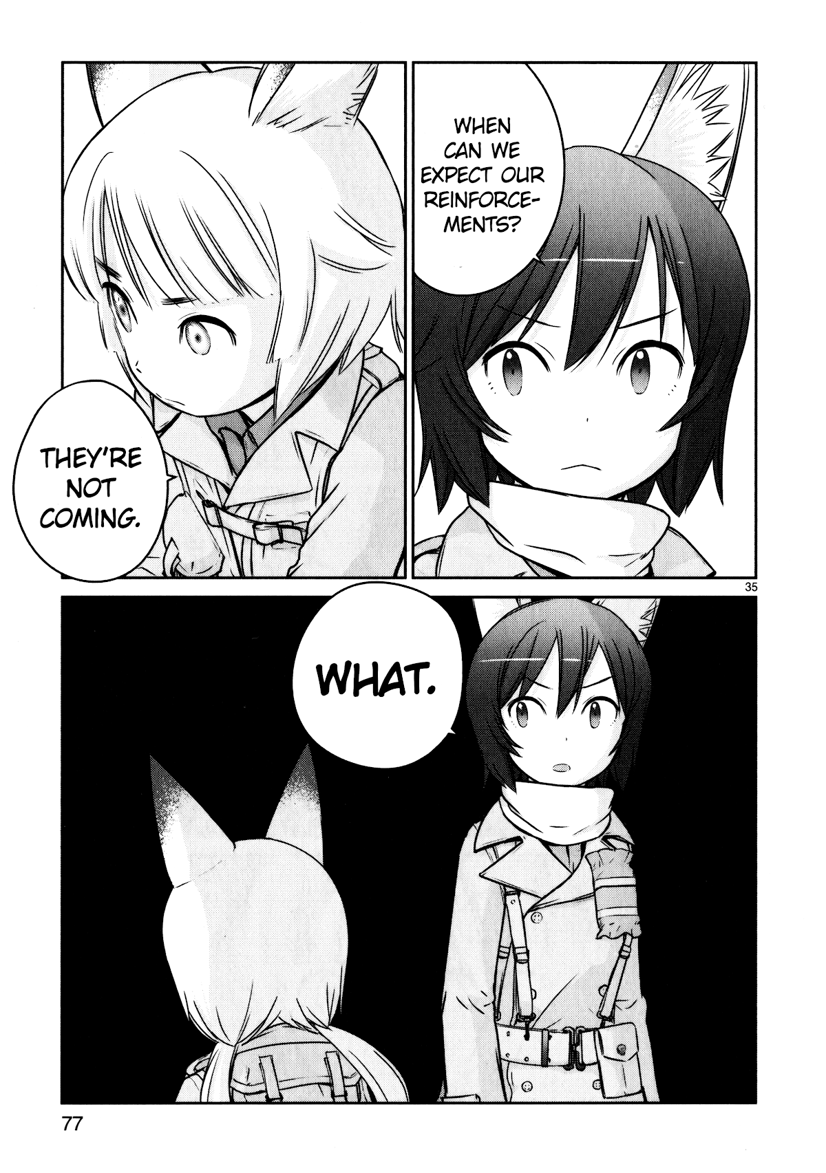 Houkago Assault Girls Chapter 10 page 35 - Chapter 10: The Mysterious Soldiers! Wait for Reinforcements!