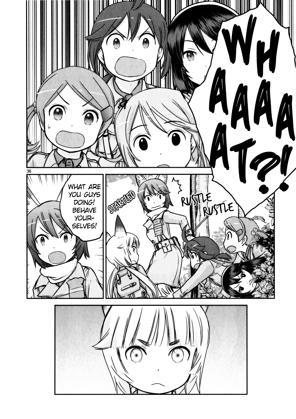 Houkago Assault Girls Chapter 10 page 36 - Chapter 10: The Mysterious Soldiers! Wait for Reinforcements!