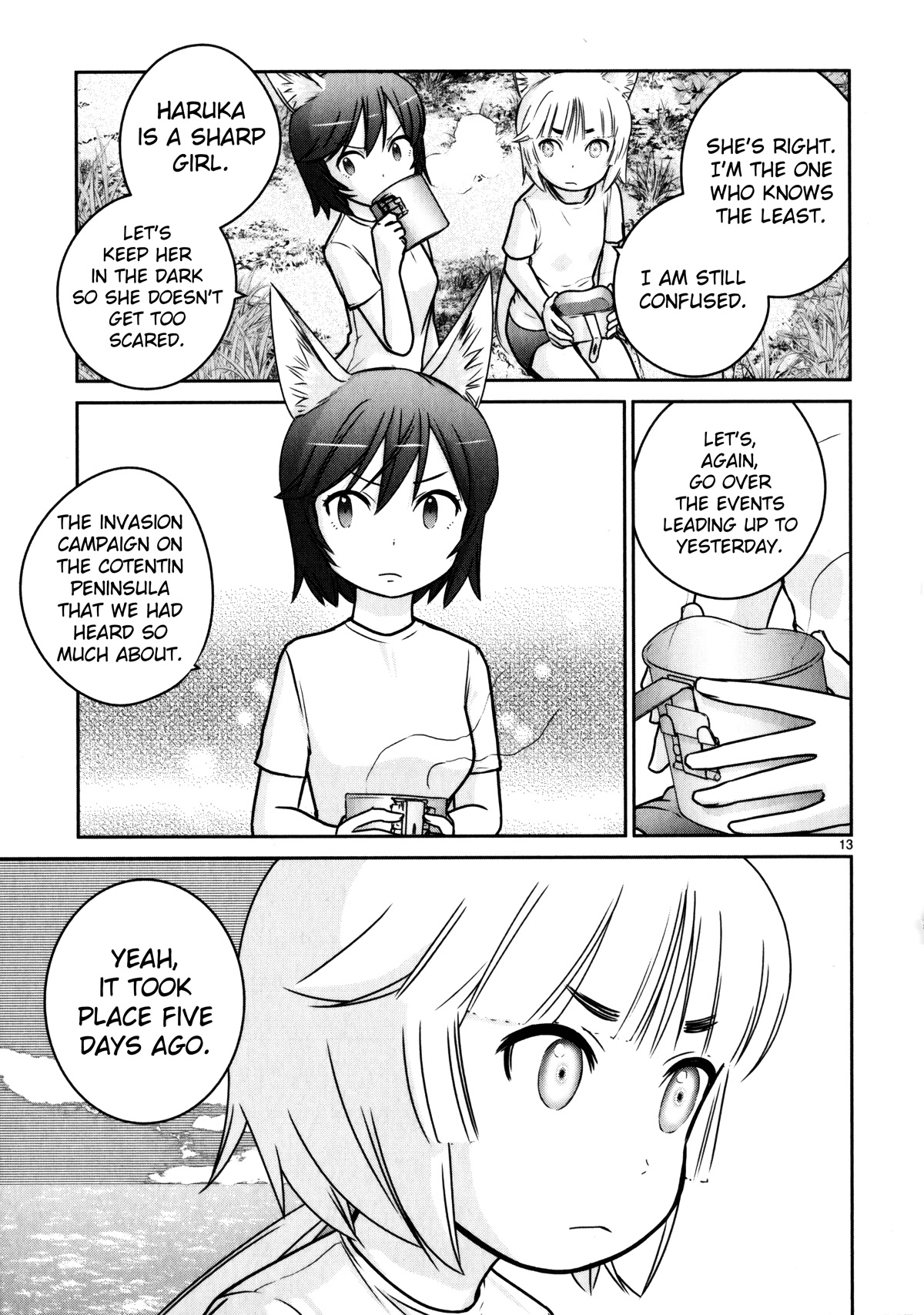 Houkago Assault Girls Chapter 11 page 13 - Chapter 11: An Isolated Squad! Keep up the Pace!