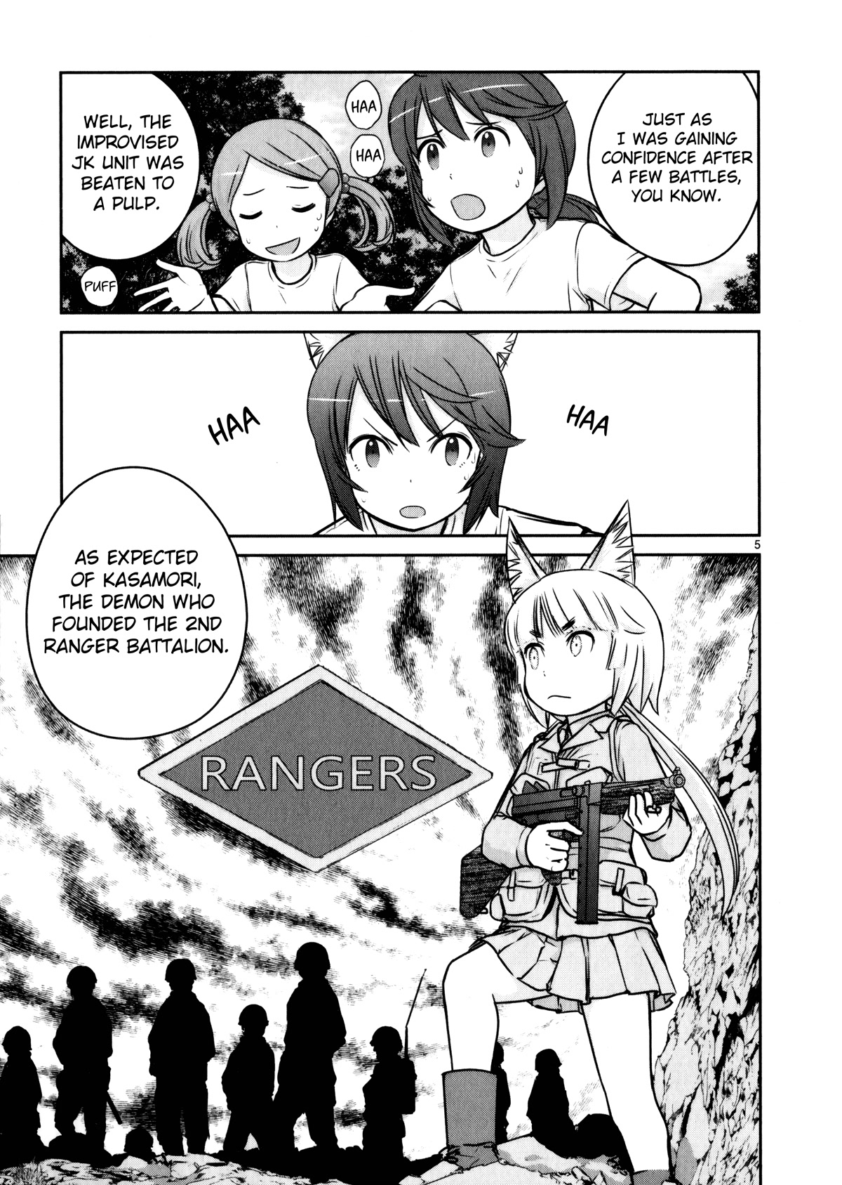 Houkago Assault Girls Chapter 11 page 5 - Chapter 11: An Isolated Squad! Keep up the Pace!