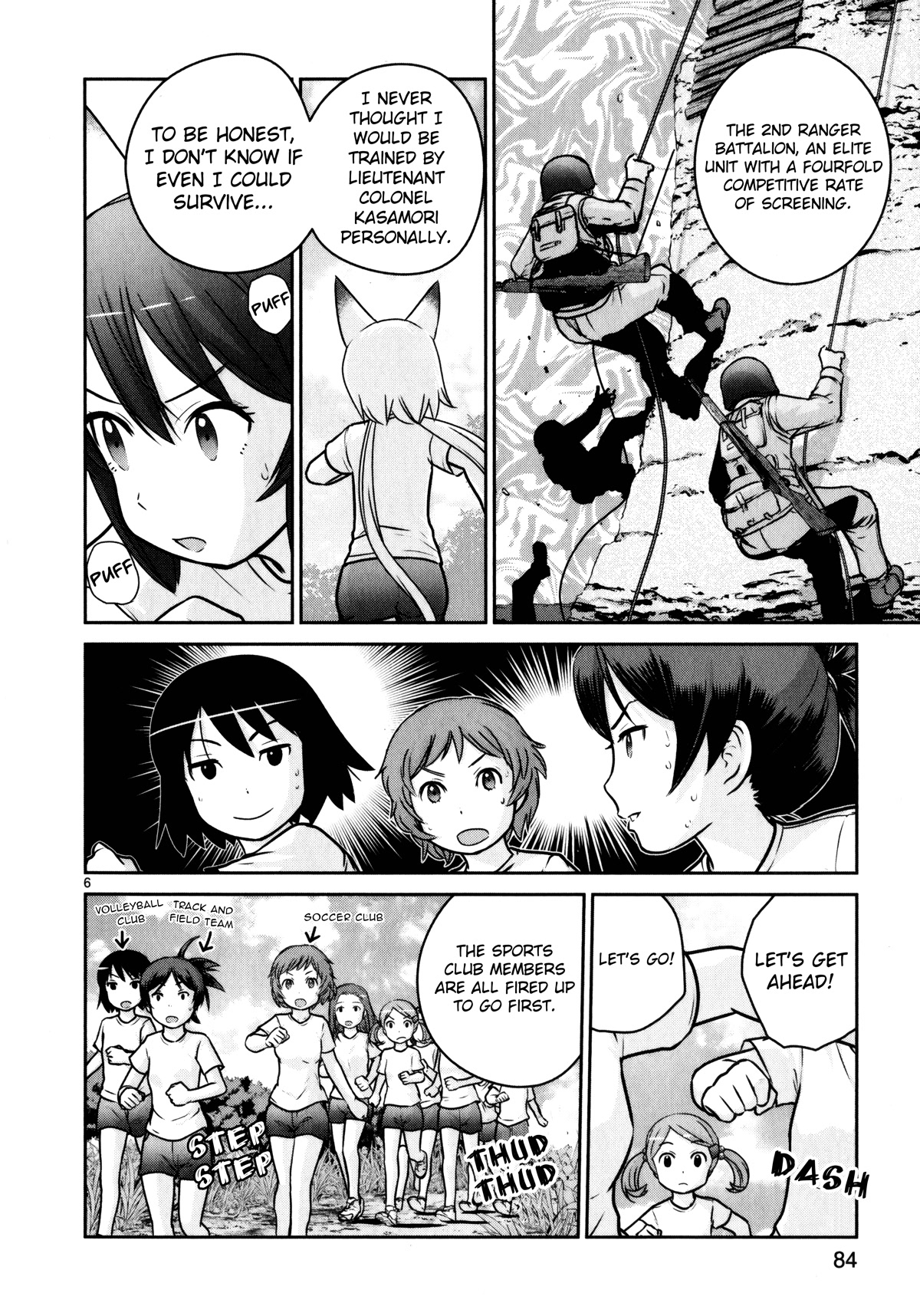 Houkago Assault Girls Chapter 11 page 6 - Chapter 11: An Isolated Squad! Keep up the Pace!