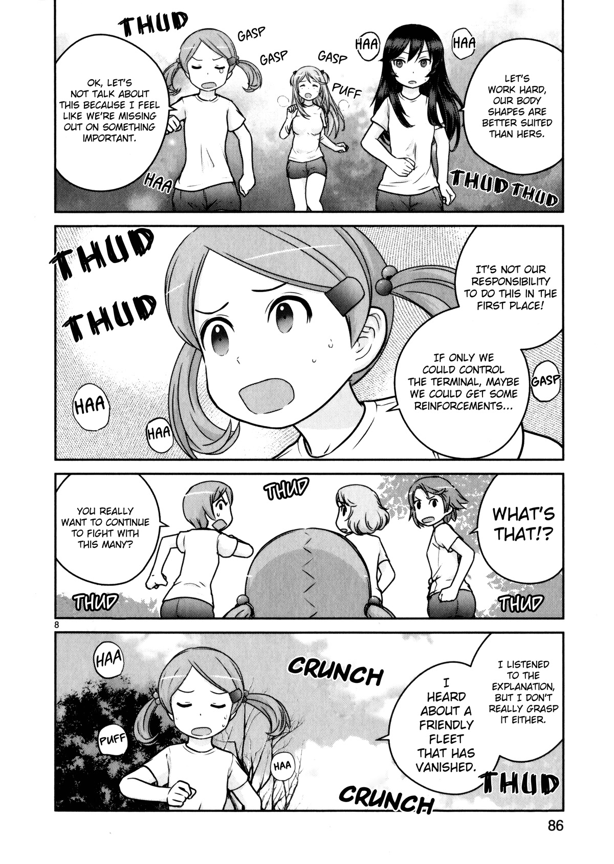 Houkago Assault Girls Chapter 11 page 8 - Chapter 11: An Isolated Squad! Keep up the Pace!