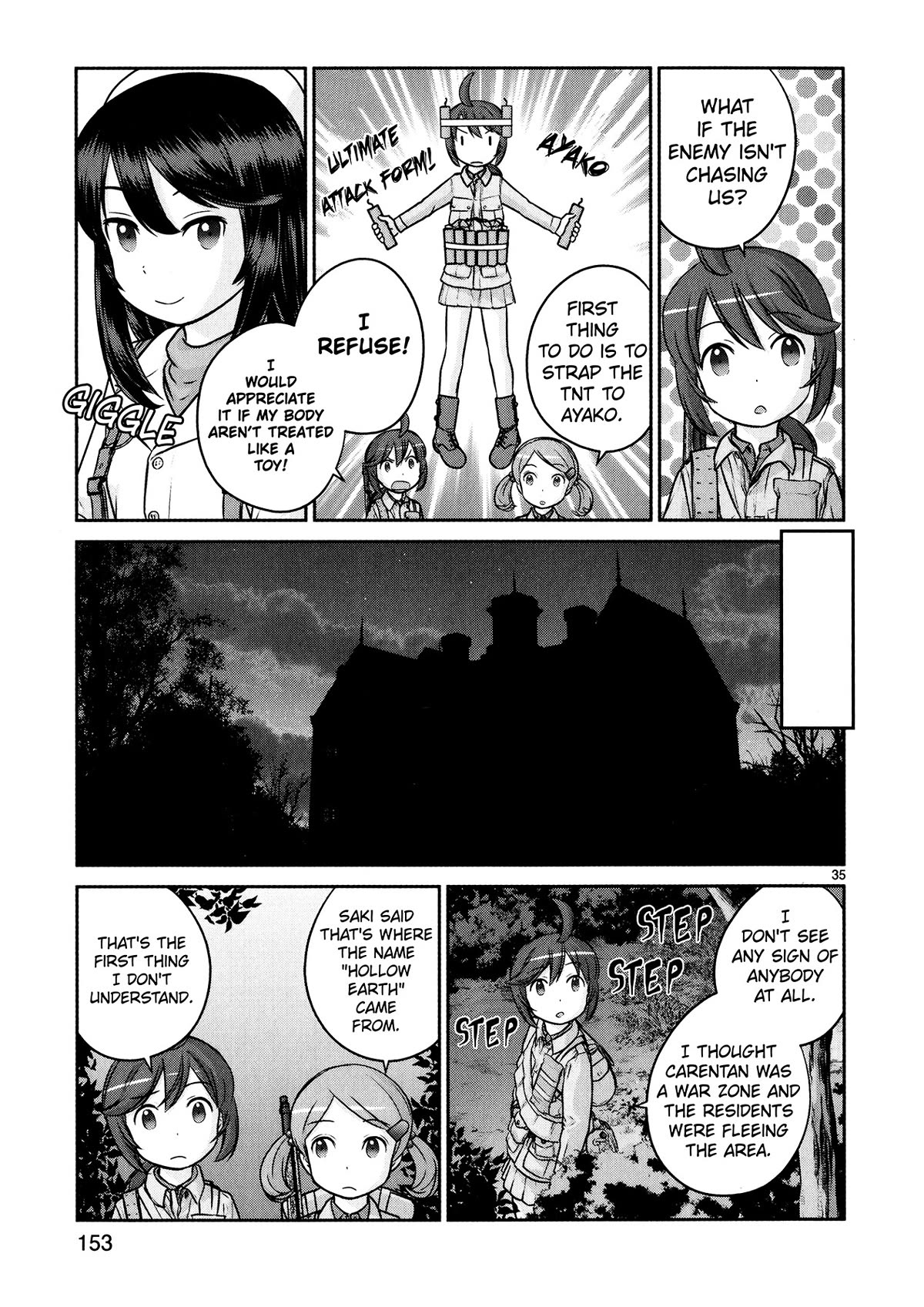Houkago Assault Girls Chapter 12 page 35 - Chapter 12: No Way to Escape! Disrupt the Rear!