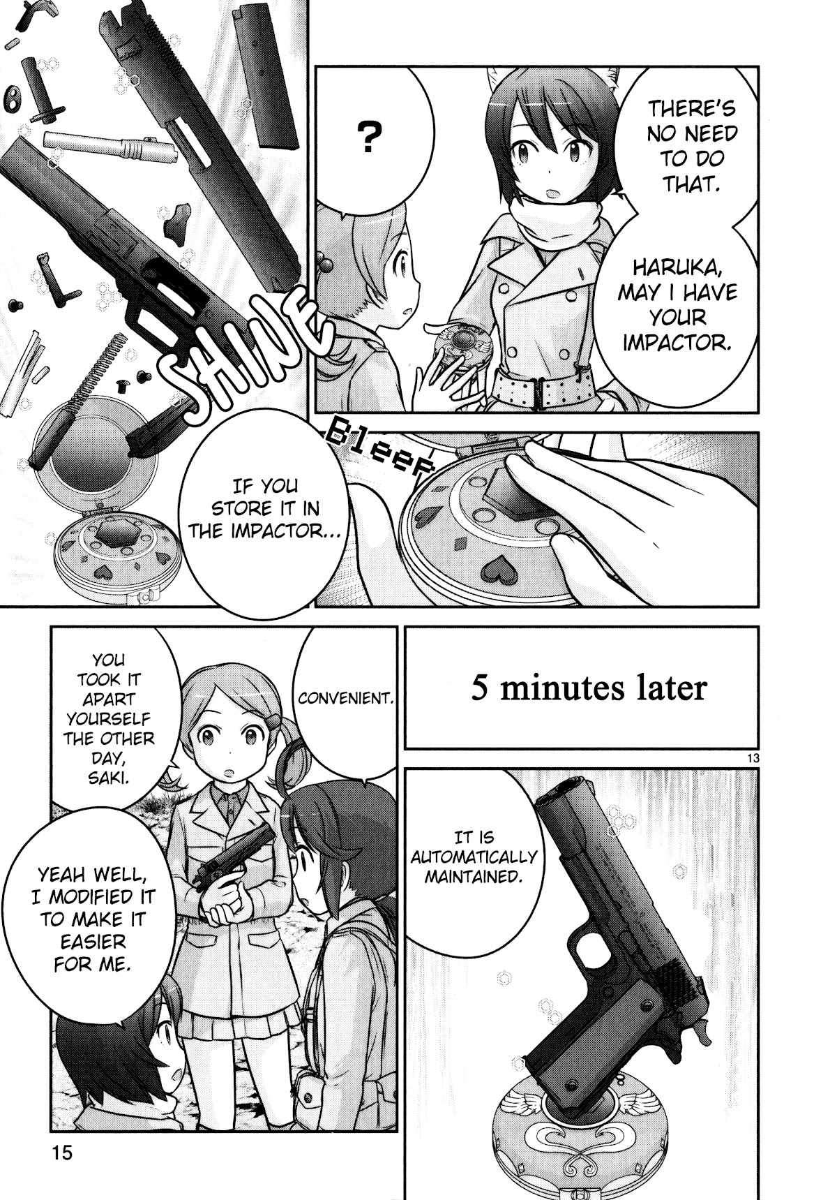 Houkago Assault Girls Chapter 9 page 17 - Chapter 9: The Hard Way Home! Defending Ourselves Against The Enemy!
