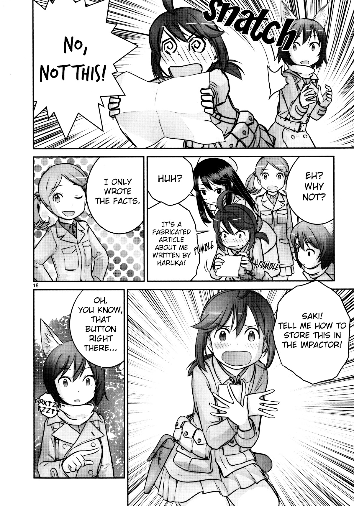 Houkago Assault Girls Chapter 9 page 22 - Chapter 9: The Hard Way Home! Defending Ourselves Against The Enemy!