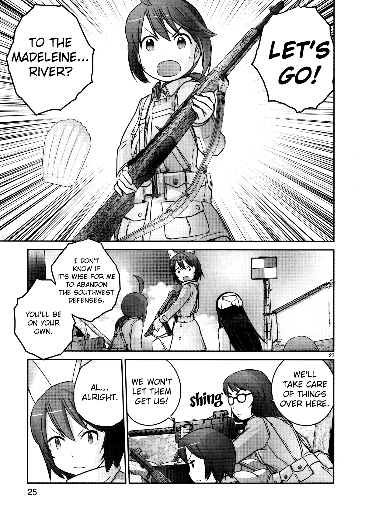 Houkago Assault Girls Chapter 9 page 27 - Chapter 9: The Hard Way Home! Defending Ourselves Against The Enemy!