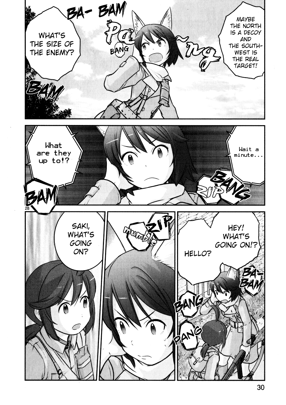 Houkago Assault Girls Chapter 9 page 32 - Chapter 9: The Hard Way Home! Defending Ourselves Against The Enemy!