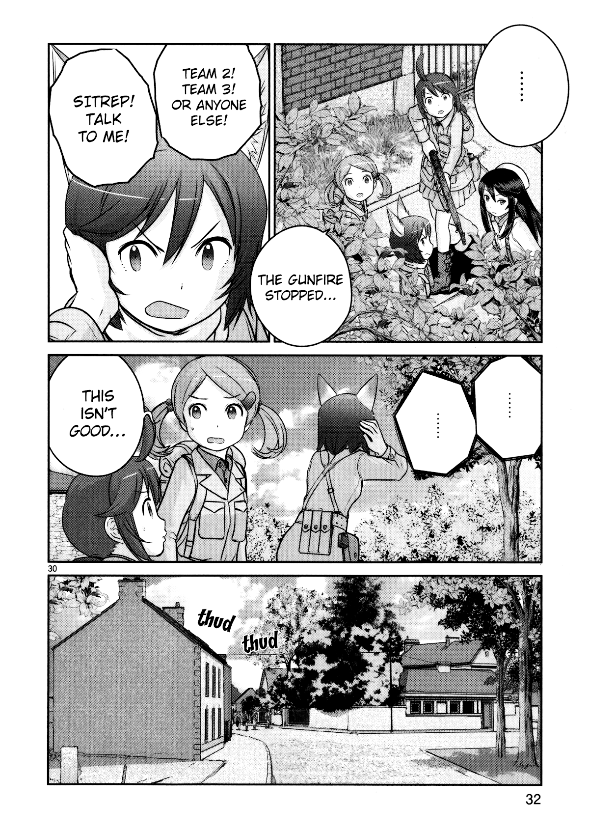Houkago Assault Girls Chapter 9 page 34 - Chapter 9: The Hard Way Home! Defending Ourselves Against The Enemy!