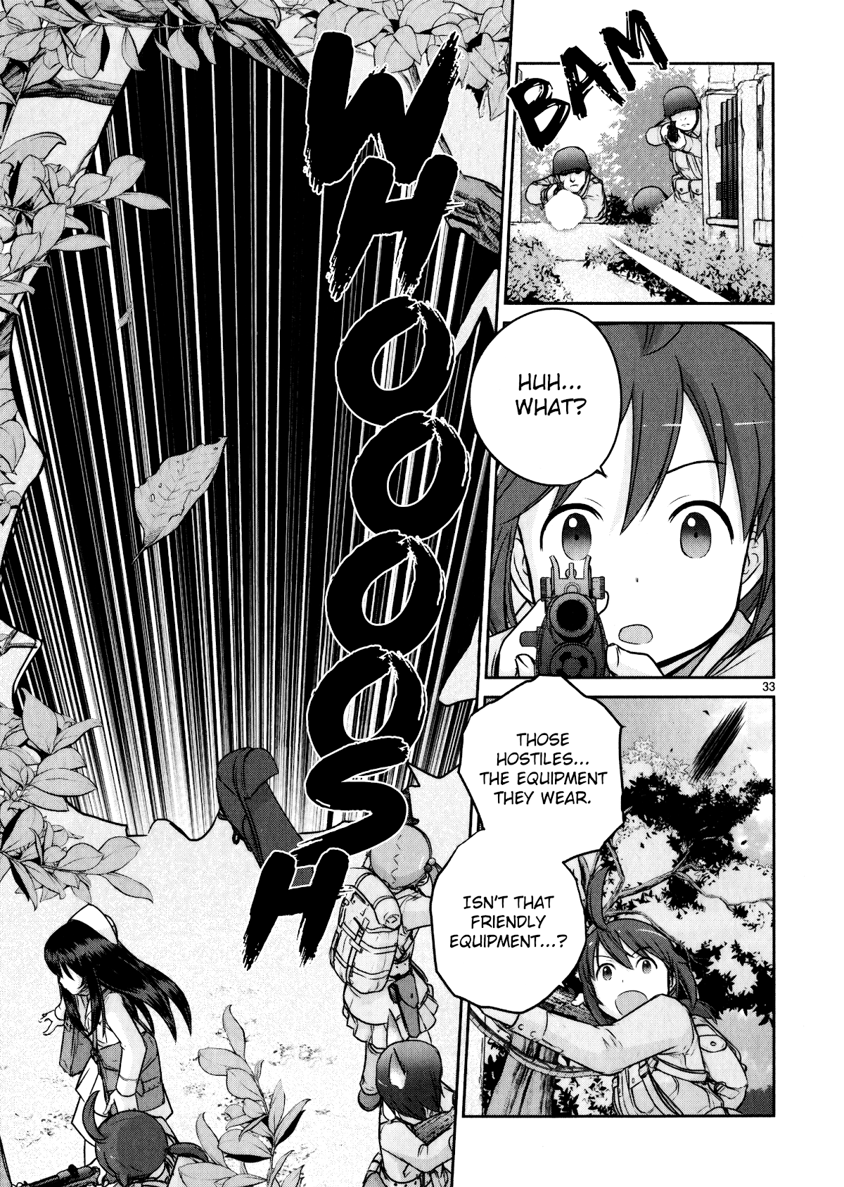 Houkago Assault Girls Chapter 9 page 37 - Chapter 9: The Hard Way Home! Defending Ourselves Against The Enemy!