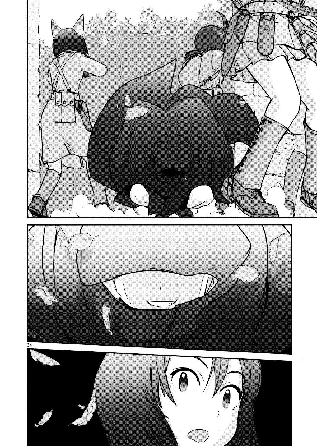 Houkago Assault Girls Chapter 9 page 38 - Chapter 9: The Hard Way Home! Defending Ourselves Against The Enemy!