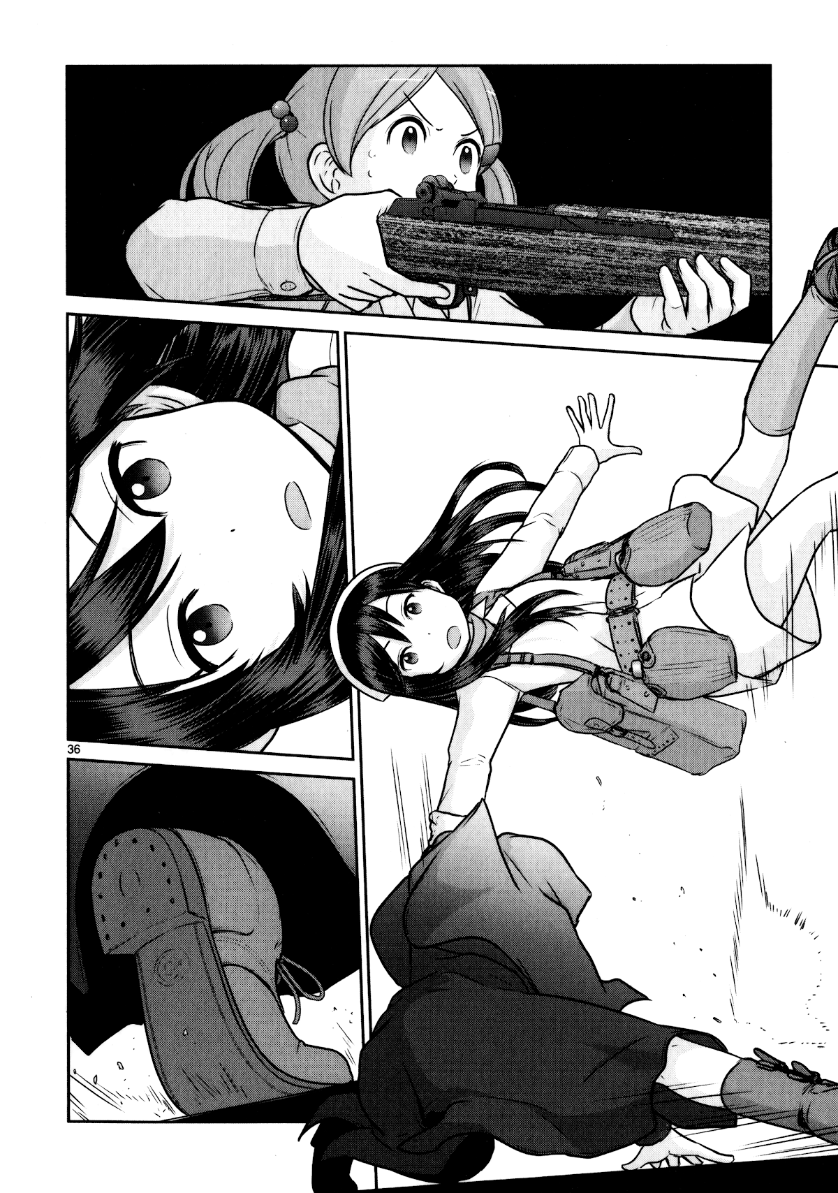 Houkago Assault Girls Chapter 9 page 40 - Chapter 9: The Hard Way Home! Defending Ourselves Against The Enemy!