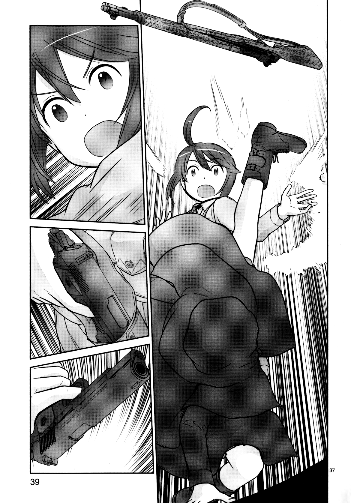Houkago Assault Girls Chapter 9 page 41 - Chapter 9: The Hard Way Home! Defending Ourselves Against The Enemy!
