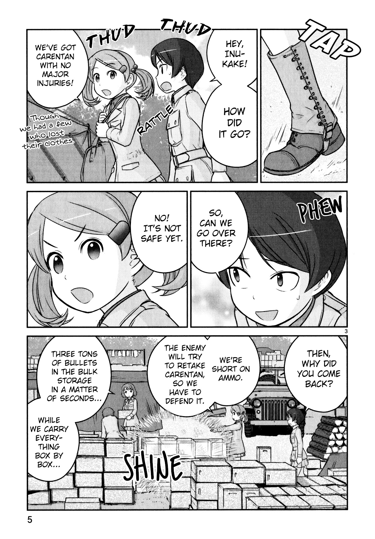 Houkago Assault Girls Chapter 9 page 7 - Chapter 9: The Hard Way Home! Defending Ourselves Against The Enemy!